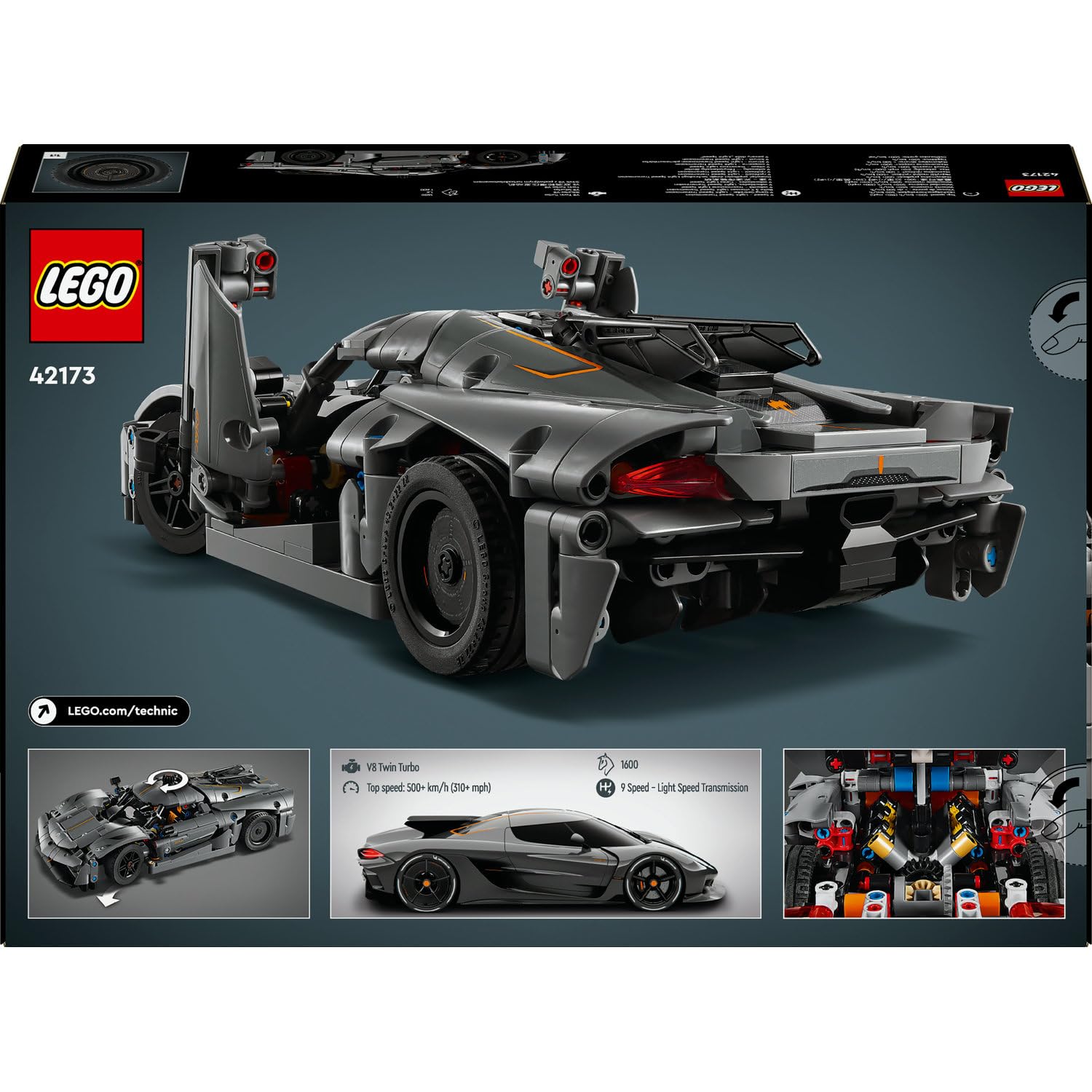 LEGO Technic Koenigsegg Jesko Absolut (42173) - görsel 5