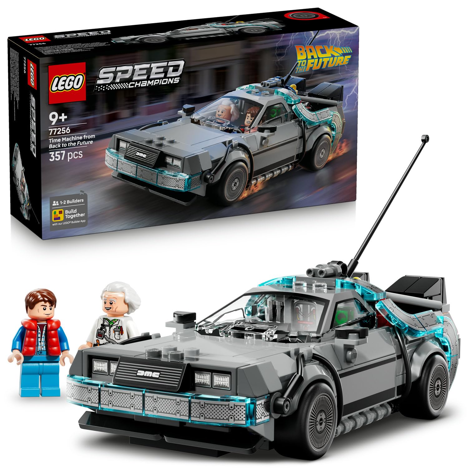 LEGO Speed Champions Geleceğe Dönüş Zaman Makinesi 77256
