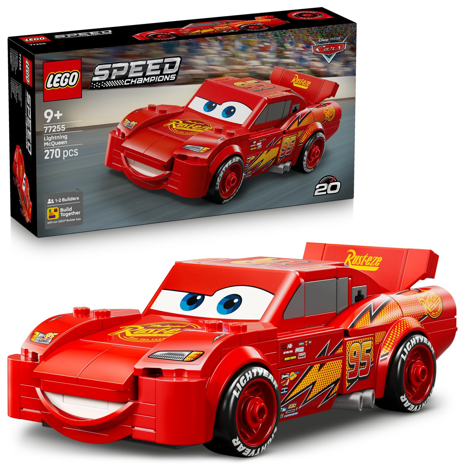 LEGO Speed Champions Şimşek McQueen 77255 (20. Yıl)