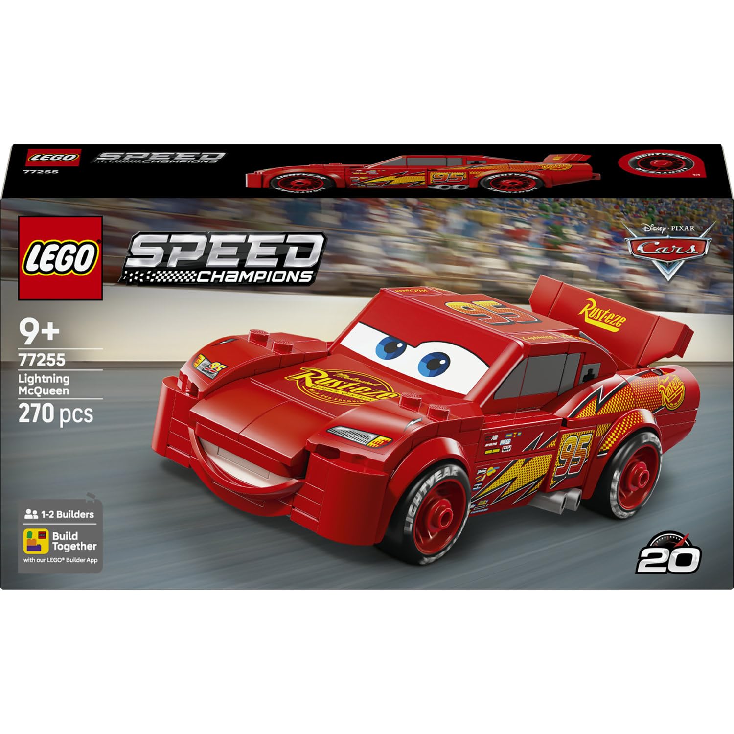LEGO Speed Champions Şimşek McQueen 77255 (20. Yıl) - görsel 4