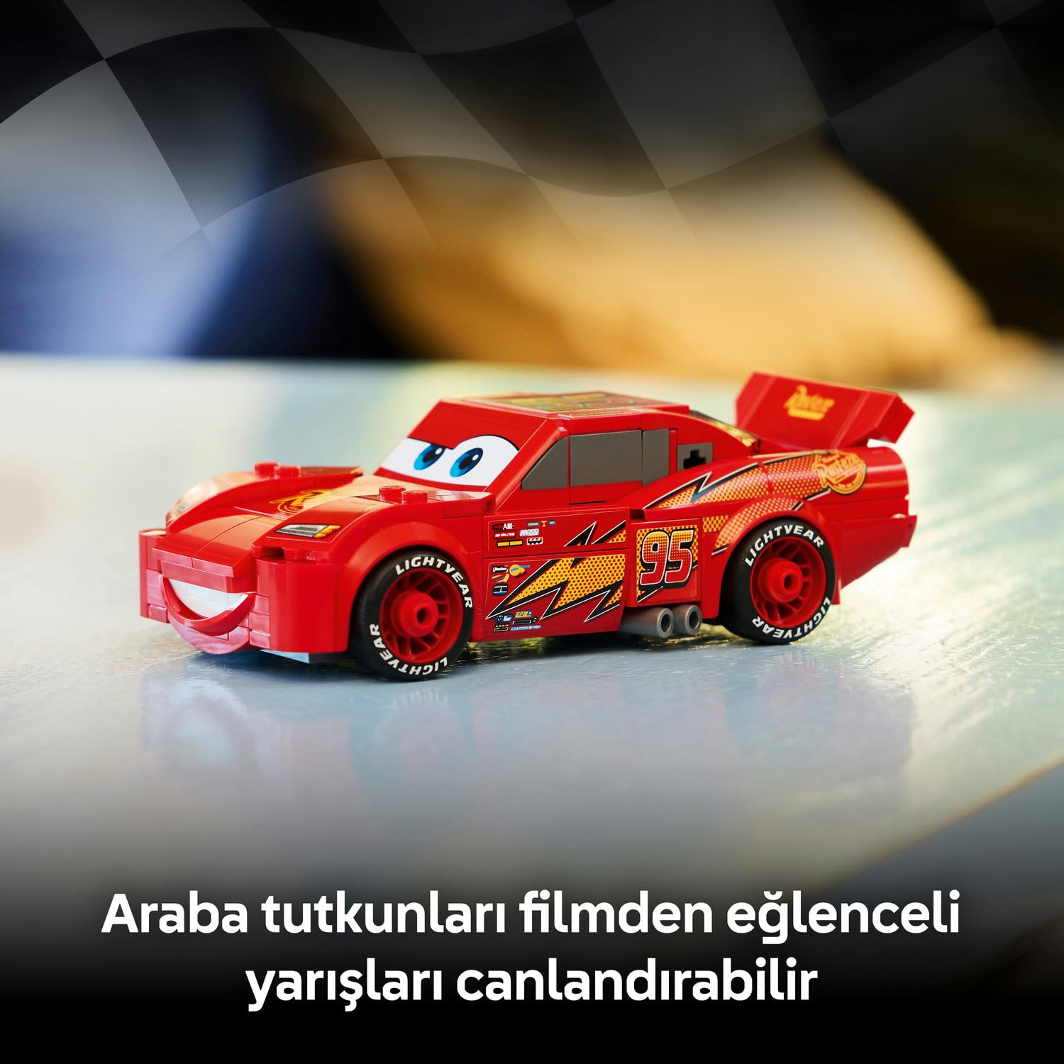 LEGO Speed Champions Şimşek McQueen 77255 (20. Yıl) - görsel 7