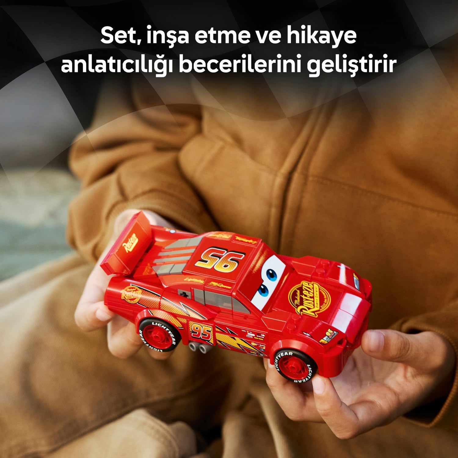 LEGO Speed Champions Şimşek McQueen 77255 (20. Yıl) - görsel 8