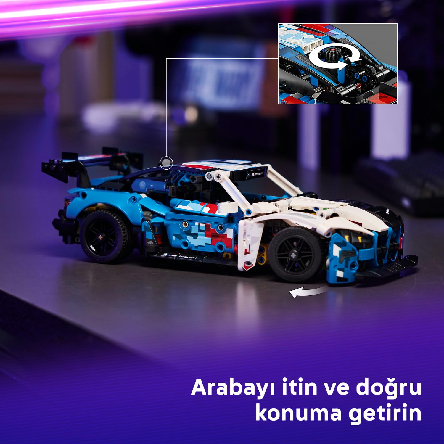 LEGO Technic BMW M4 GT3 EVO Yarış Arabası 42226 - görsel 7