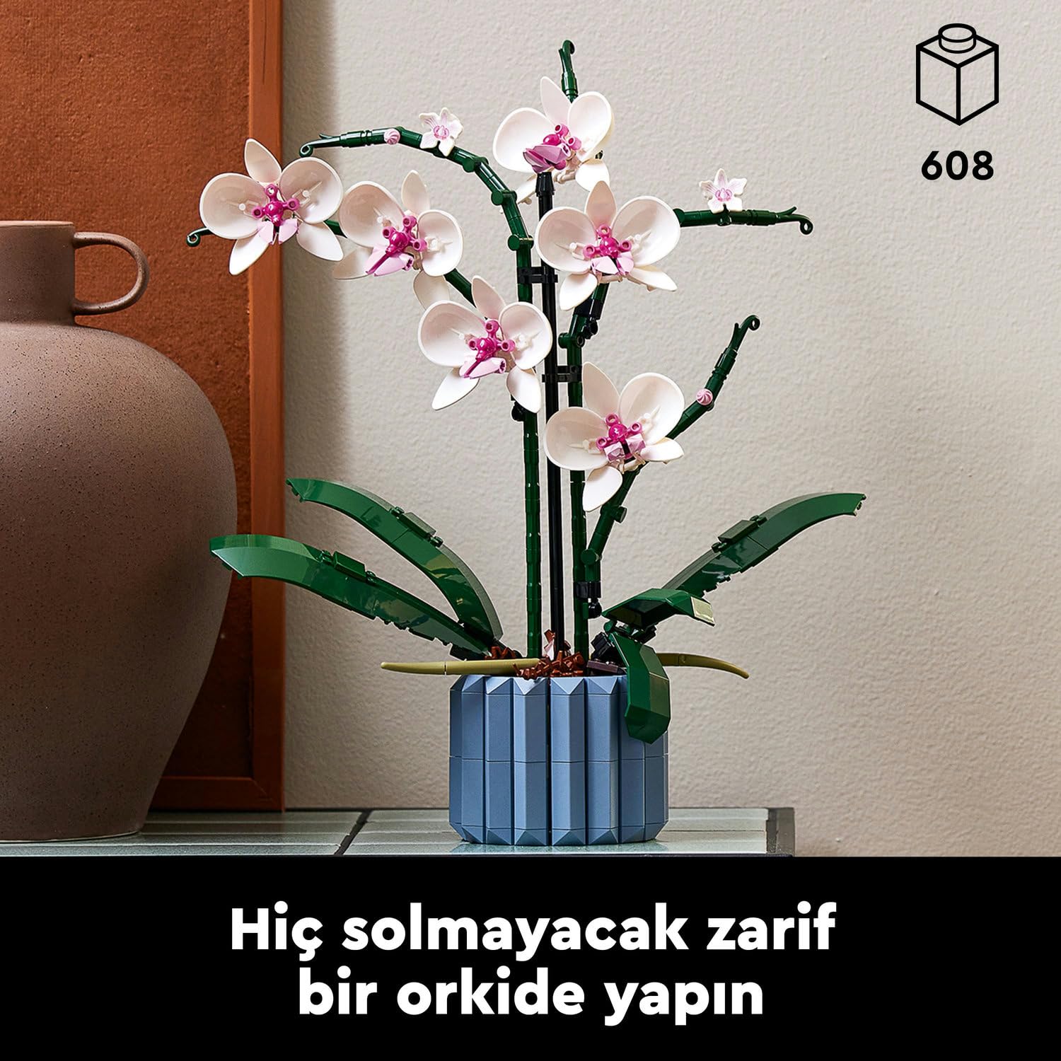LEGO Botanicals Orchid 10311 | 608 Parça Yetişkin Yapım Seti - görsel 6