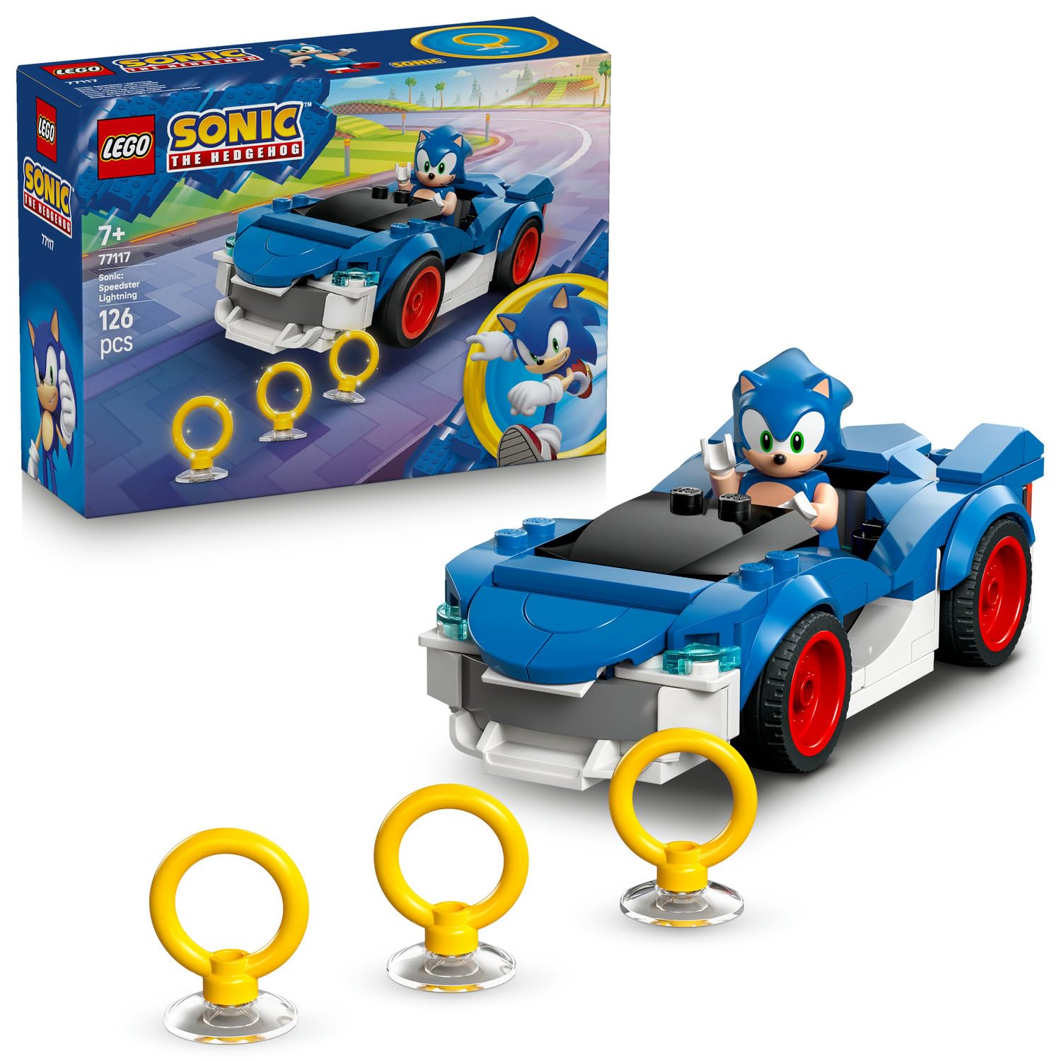 LEGO Sonic the Hedgehog Sonic: Şimşek Araba 77117