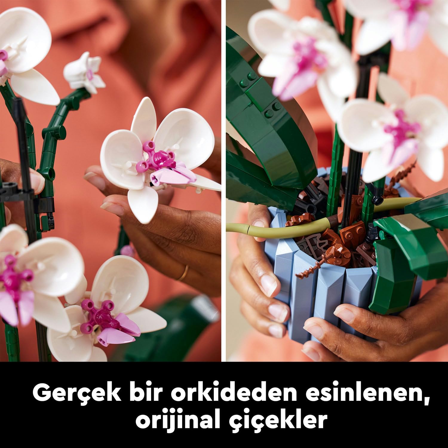 LEGO Botanicals Orchid 10311 | 608 Parça Yetişkin Yapım Seti - görsel 7