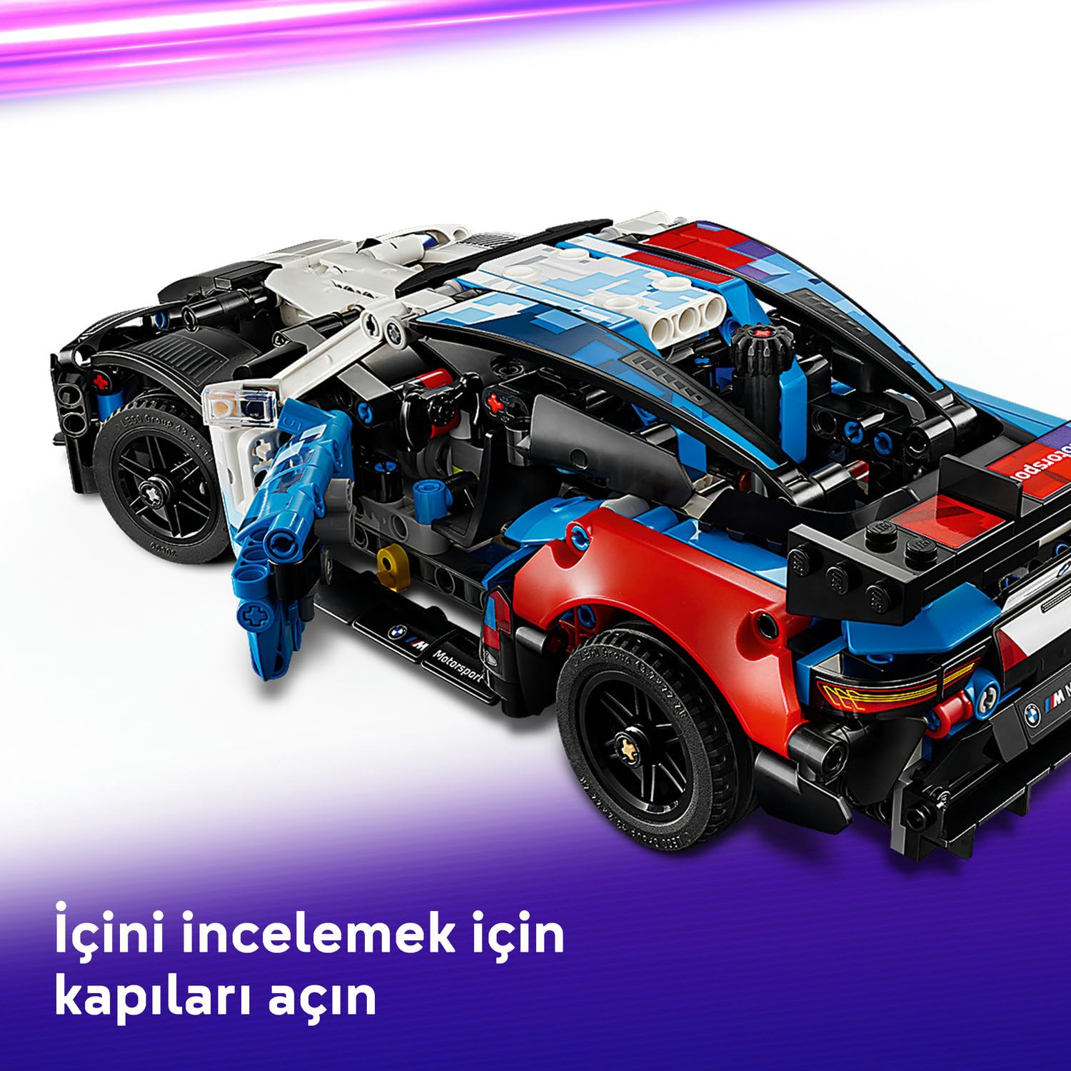 LEGO Technic BMW M4 GT3 EVO Yarış Arabası 42226 - görsel 9
