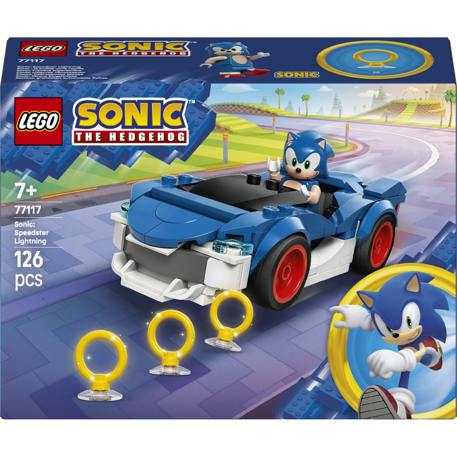 LEGO Sonic the Hedgehog Sonic: Şimşek Araba 77117 - görsel 4