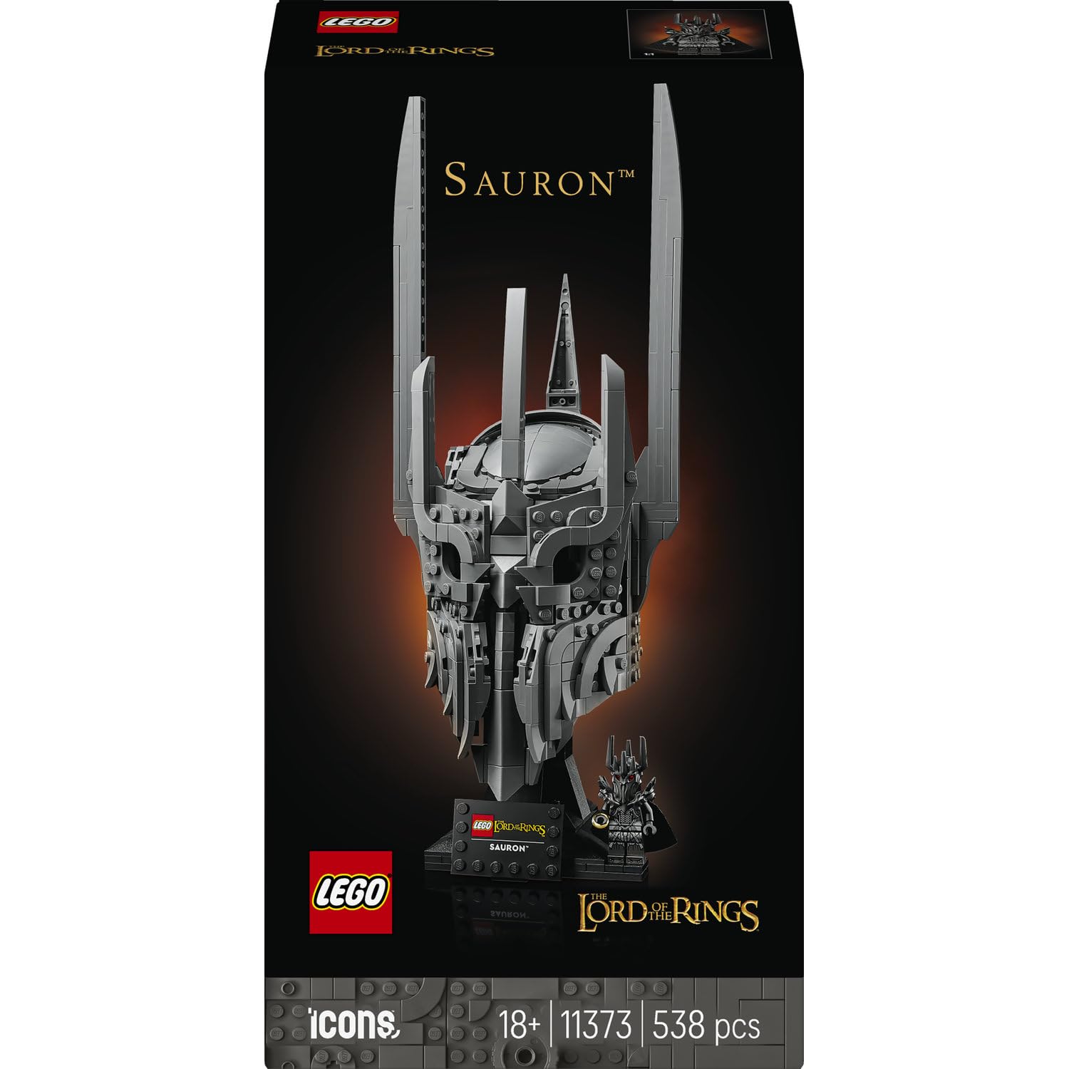 LEGO Icons Yüzüklerin Efendisi: Sauron'un Miğferi 11373 - görsel 4