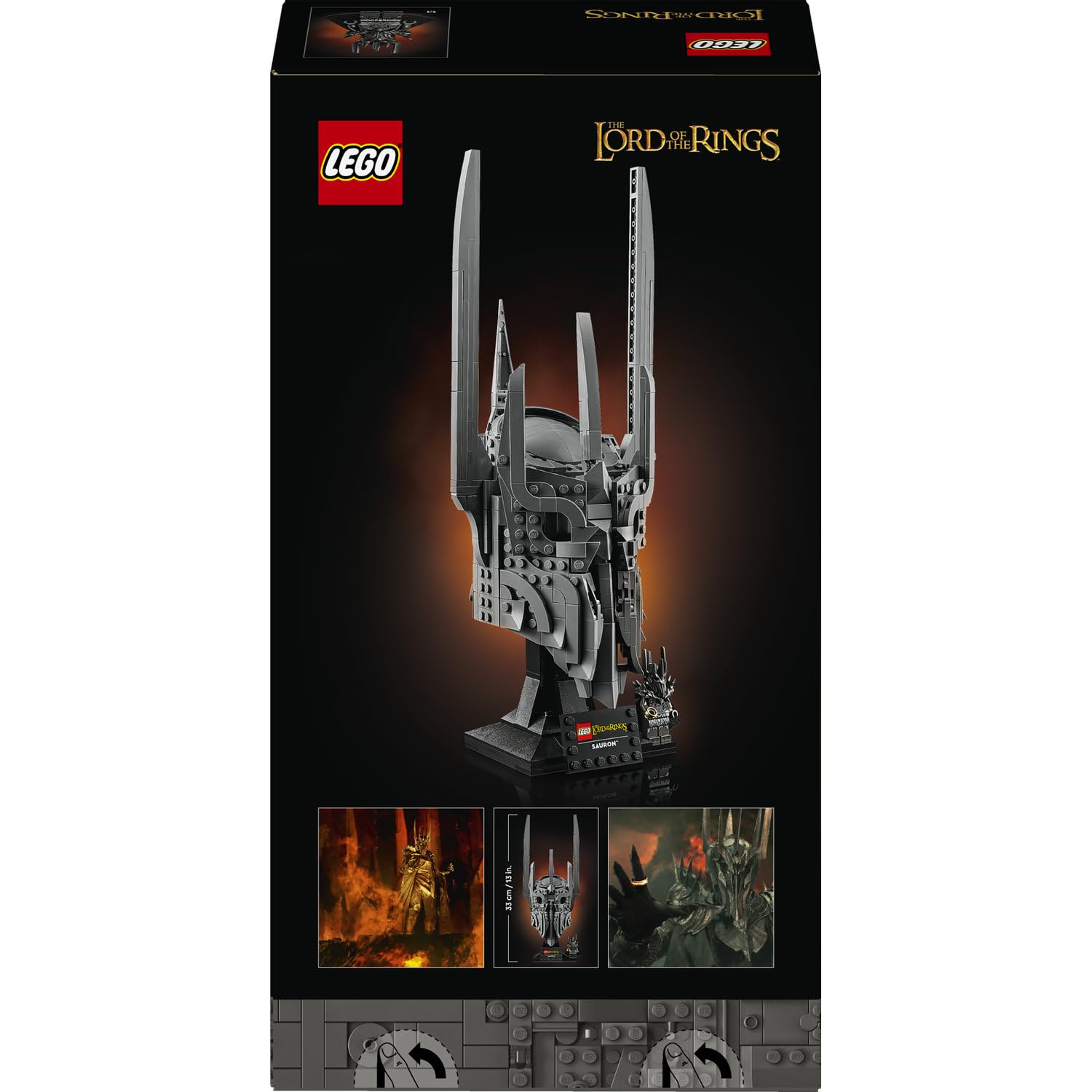 LEGO Icons Yüzüklerin Efendisi: Sauron'un Miğferi 11373 - görsel 5