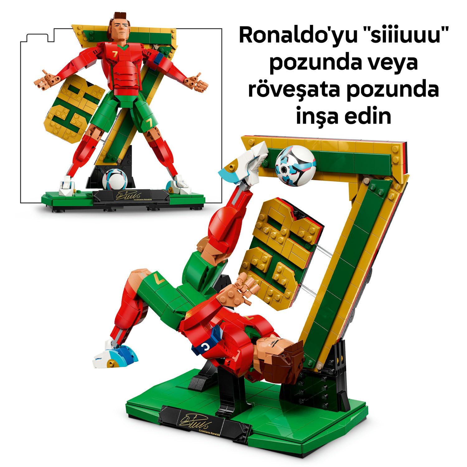 LEGO Editions Cristiano Ronaldo - Futbol Efsanesi 43016 - görsel 6