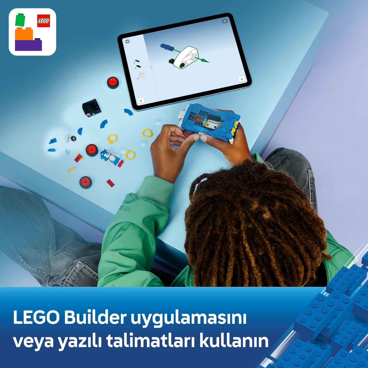 LEGO Sonic the Hedgehog Sonic: Şimşek Araba 77117 - görsel 10