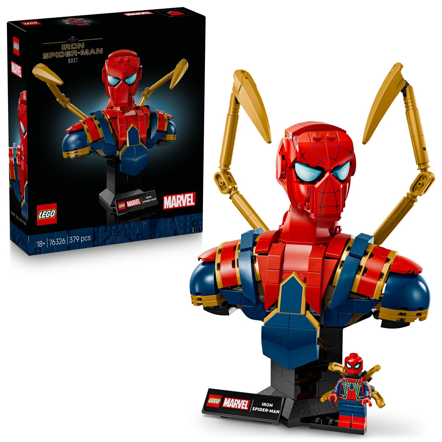 LEGO Marvel Iron Örümcek Adam Büstü 76326