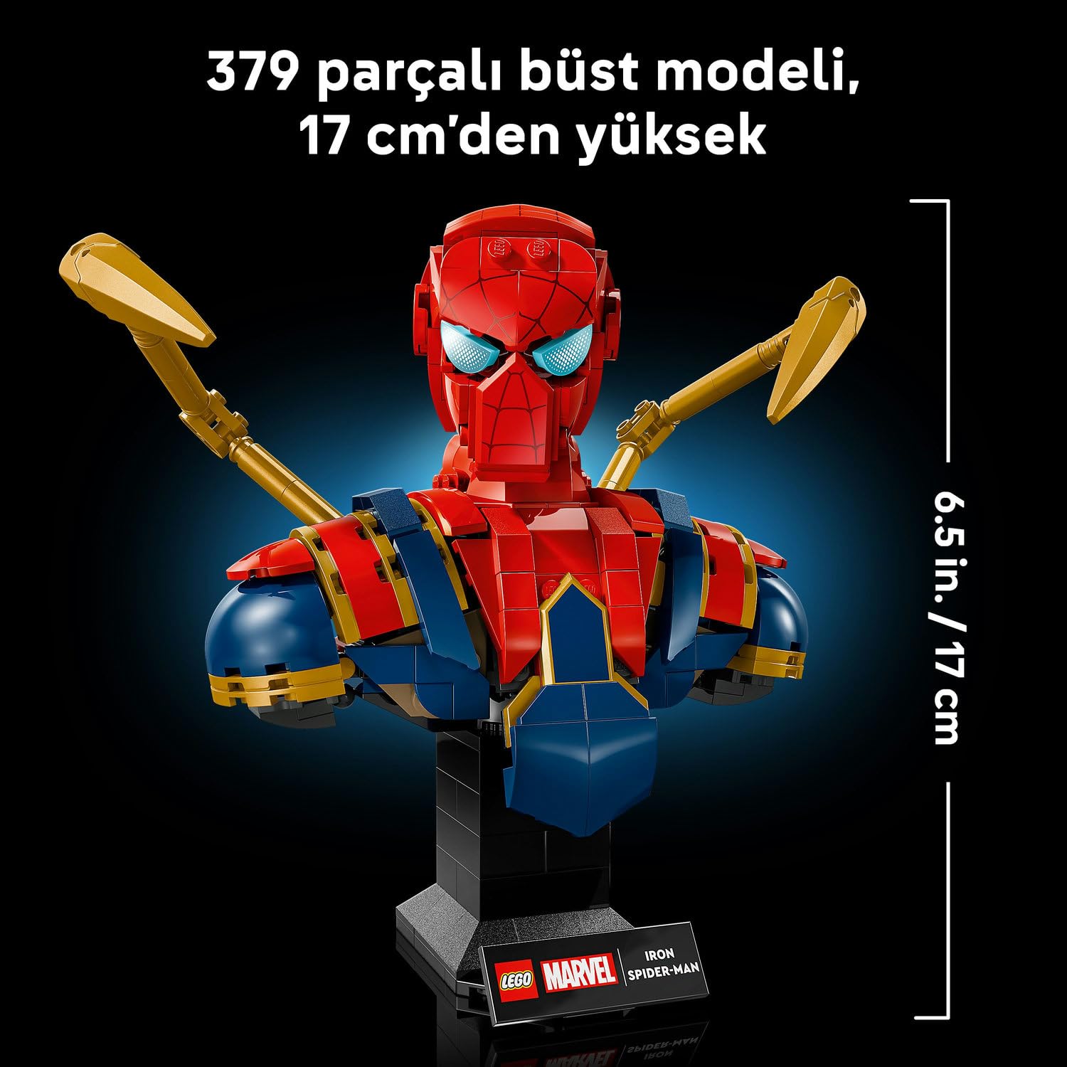 LEGO Marvel Iron Örümcek Adam Büstü 76326 - görsel 3