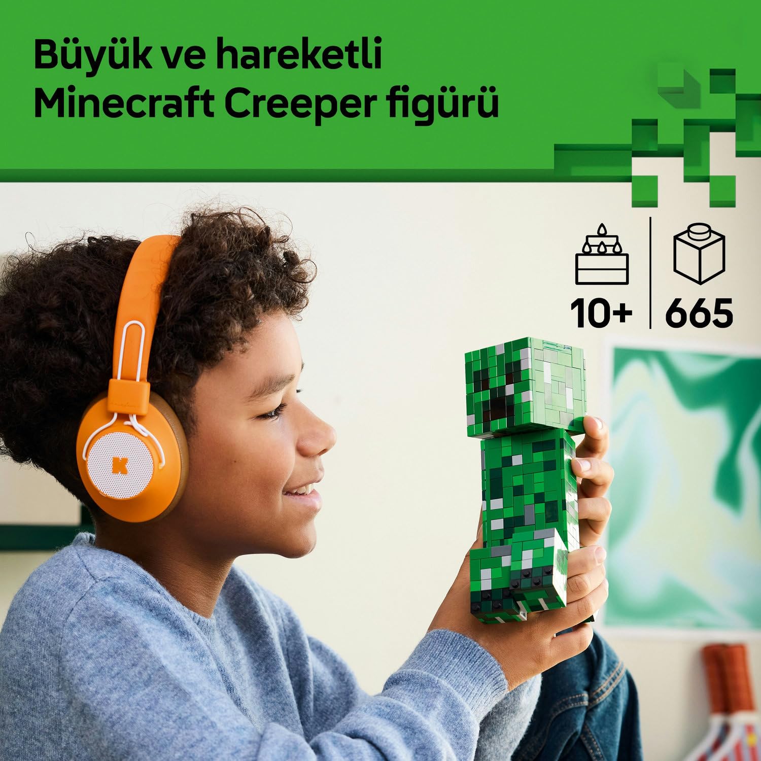 LEGO Minecraft The Creeper 21276 | 665 Parça - görsel 6