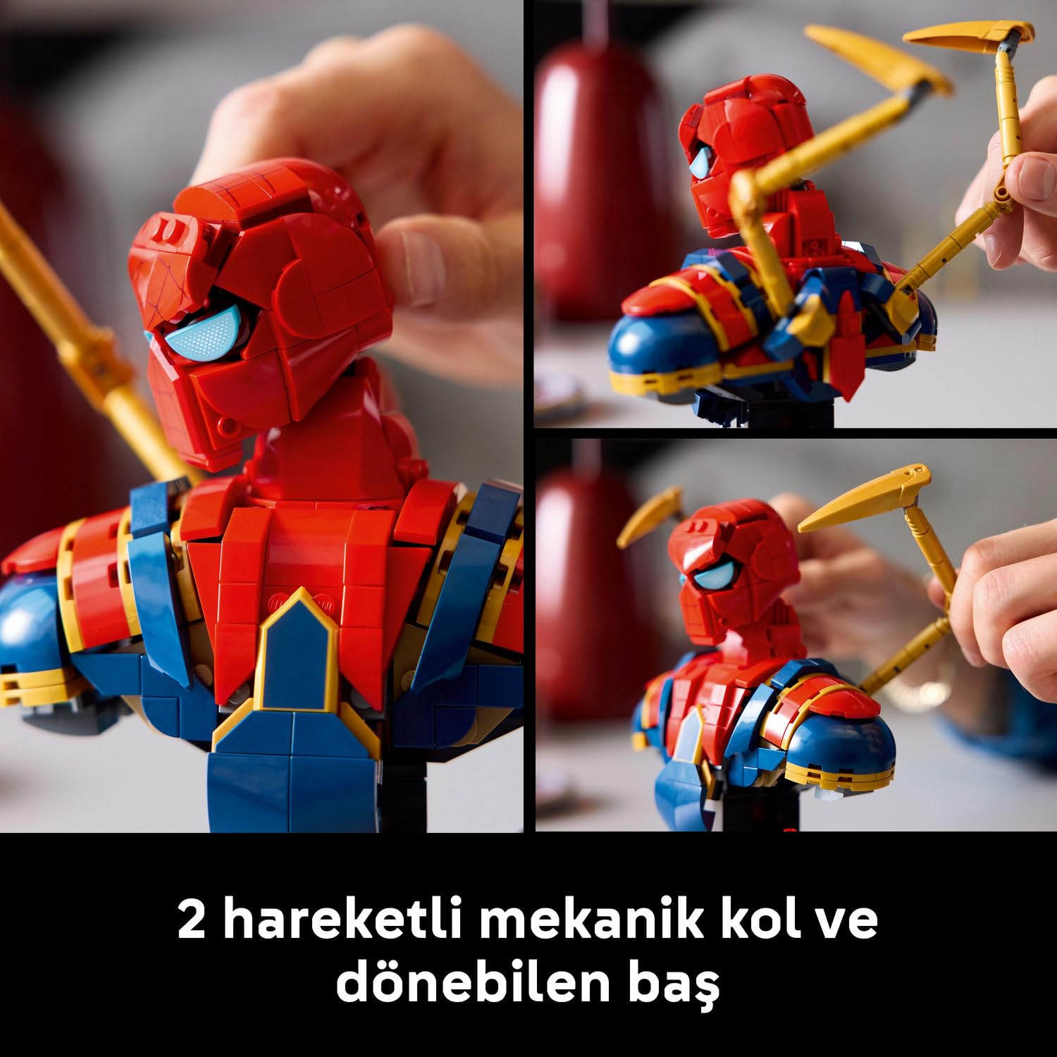 LEGO Marvel Iron Örümcek Adam Büstü 76326 - görsel 9