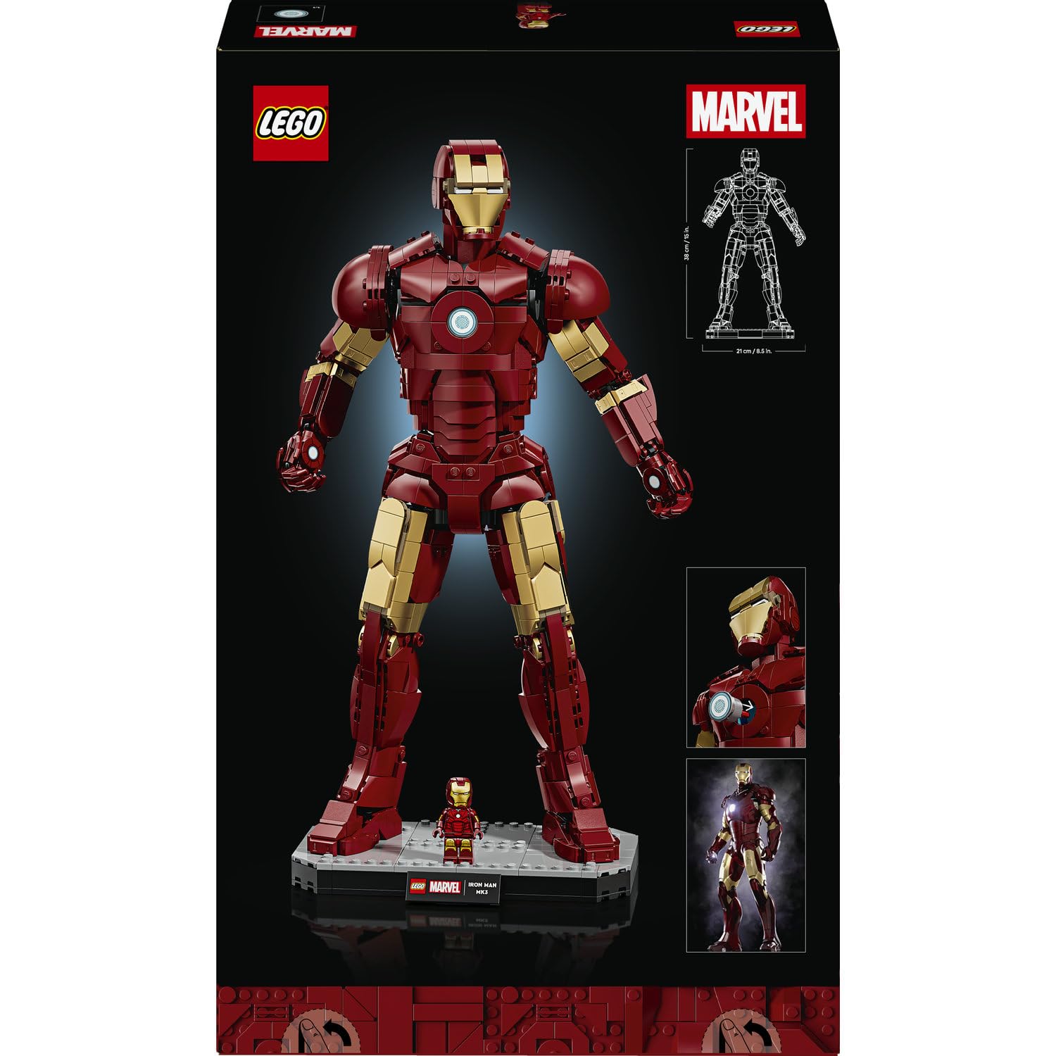 LEGO Marvel Iron Man Mark 3 76344 Koleksiyoncu Versiyonu - görsel 5