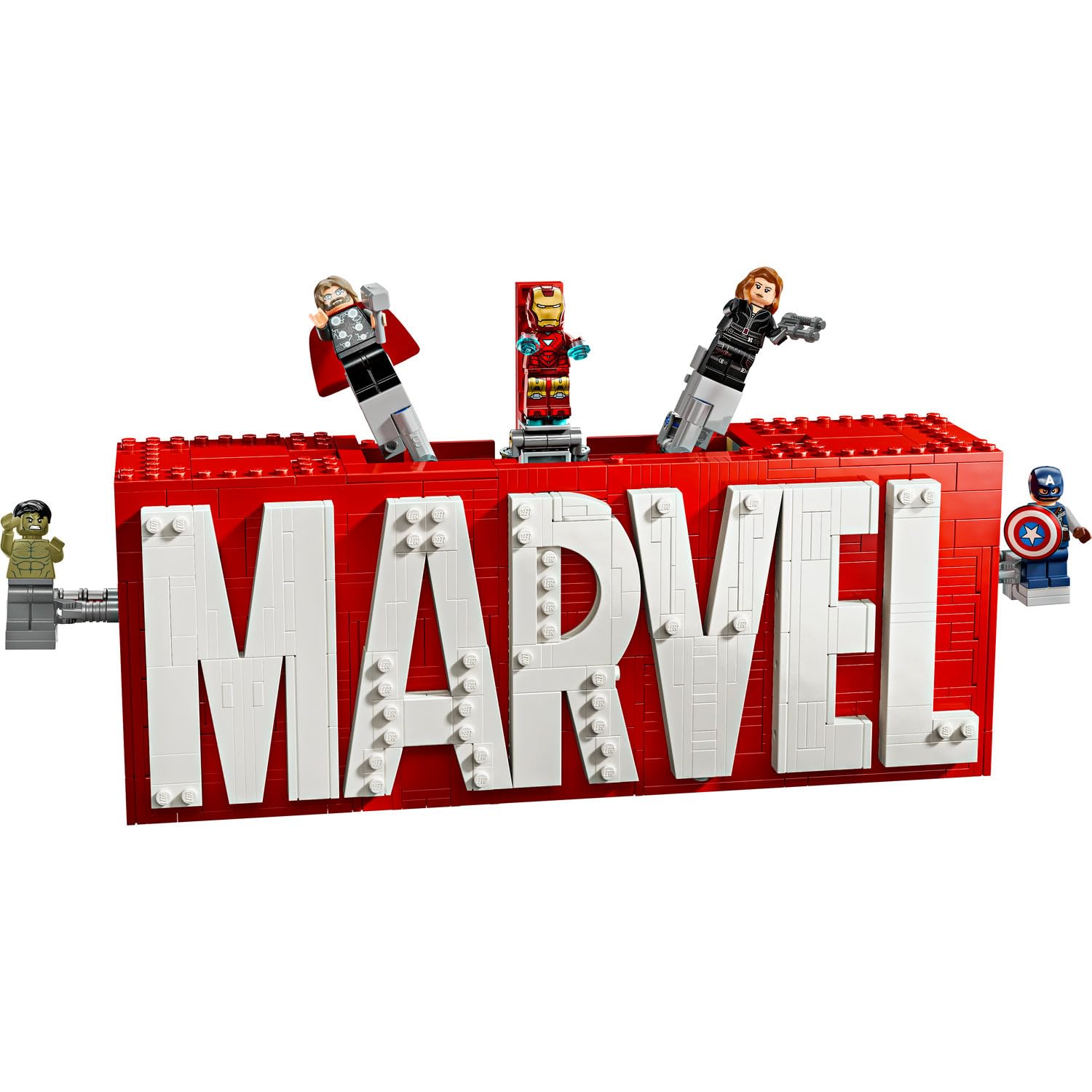 LEGO Marvel 76313 Marvel logosu ve minifigürleri seti - görsel 3