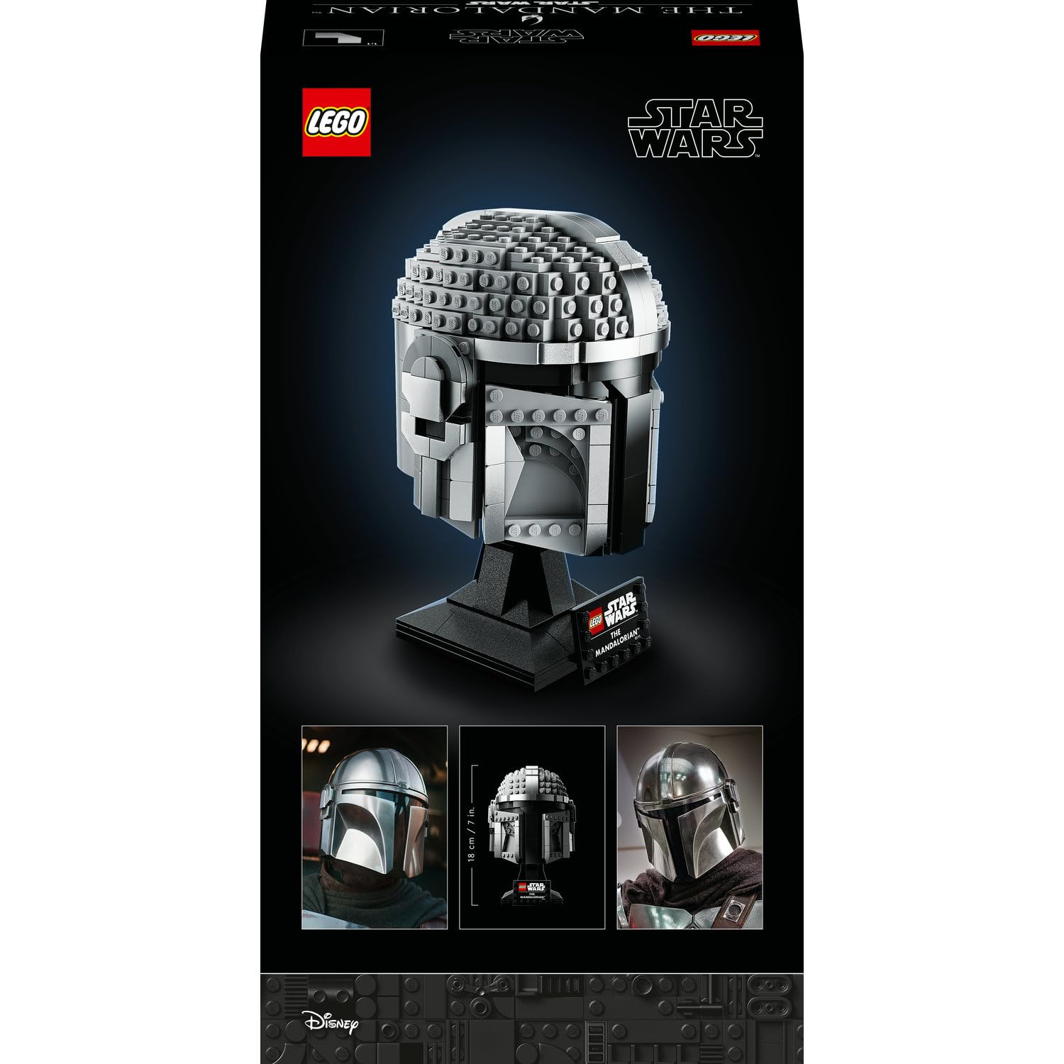 LEGO Star Wars The Mandalorian Helmet 75328 - görsel 5