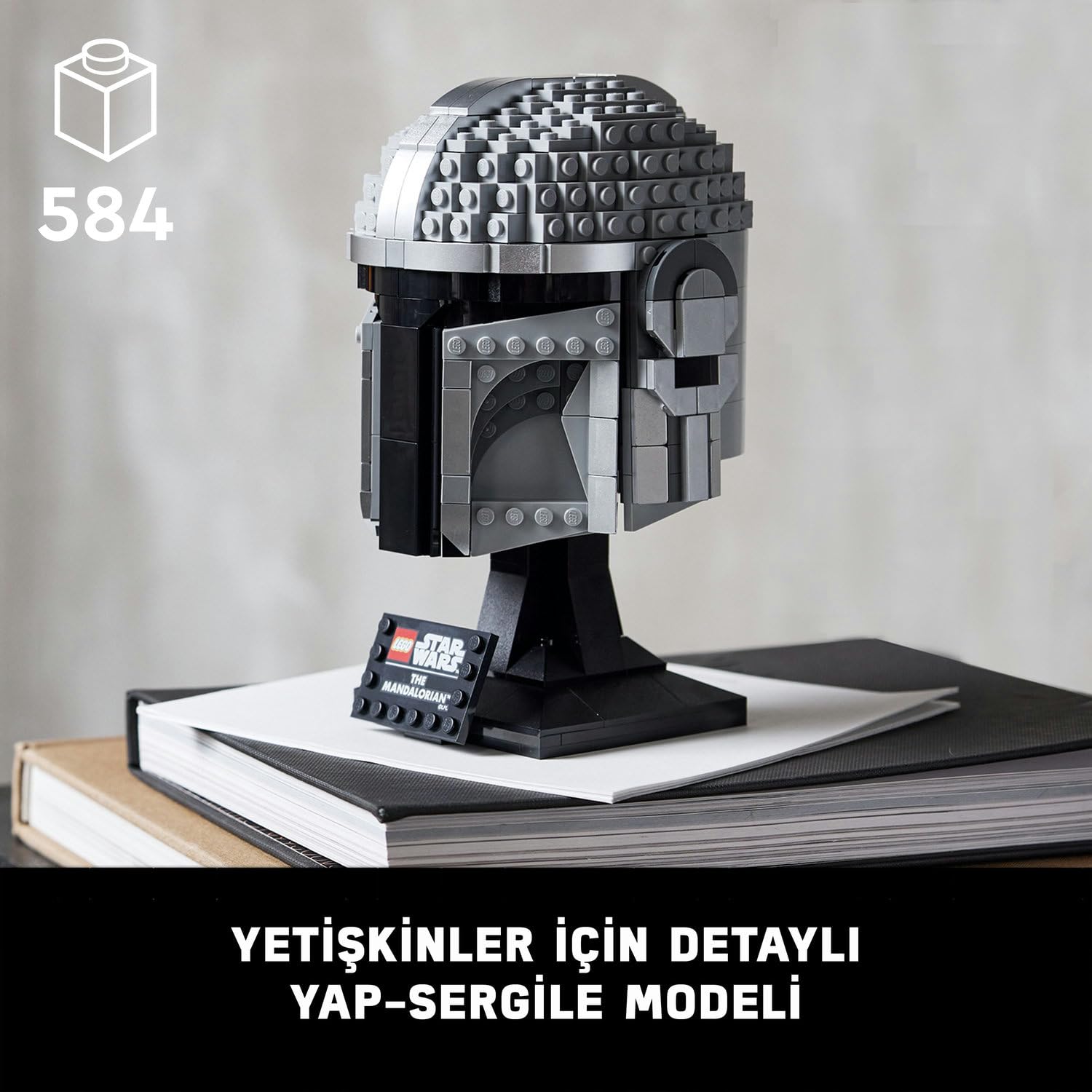 LEGO Star Wars The Mandalorian Helmet 75328 - görsel 6