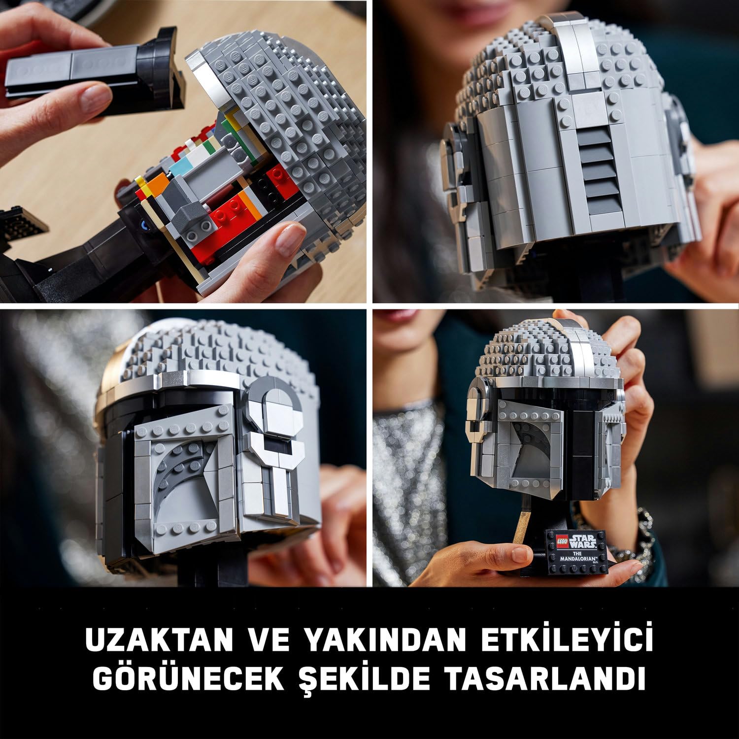 LEGO Star Wars The Mandalorian Helmet 75328 - görsel 7