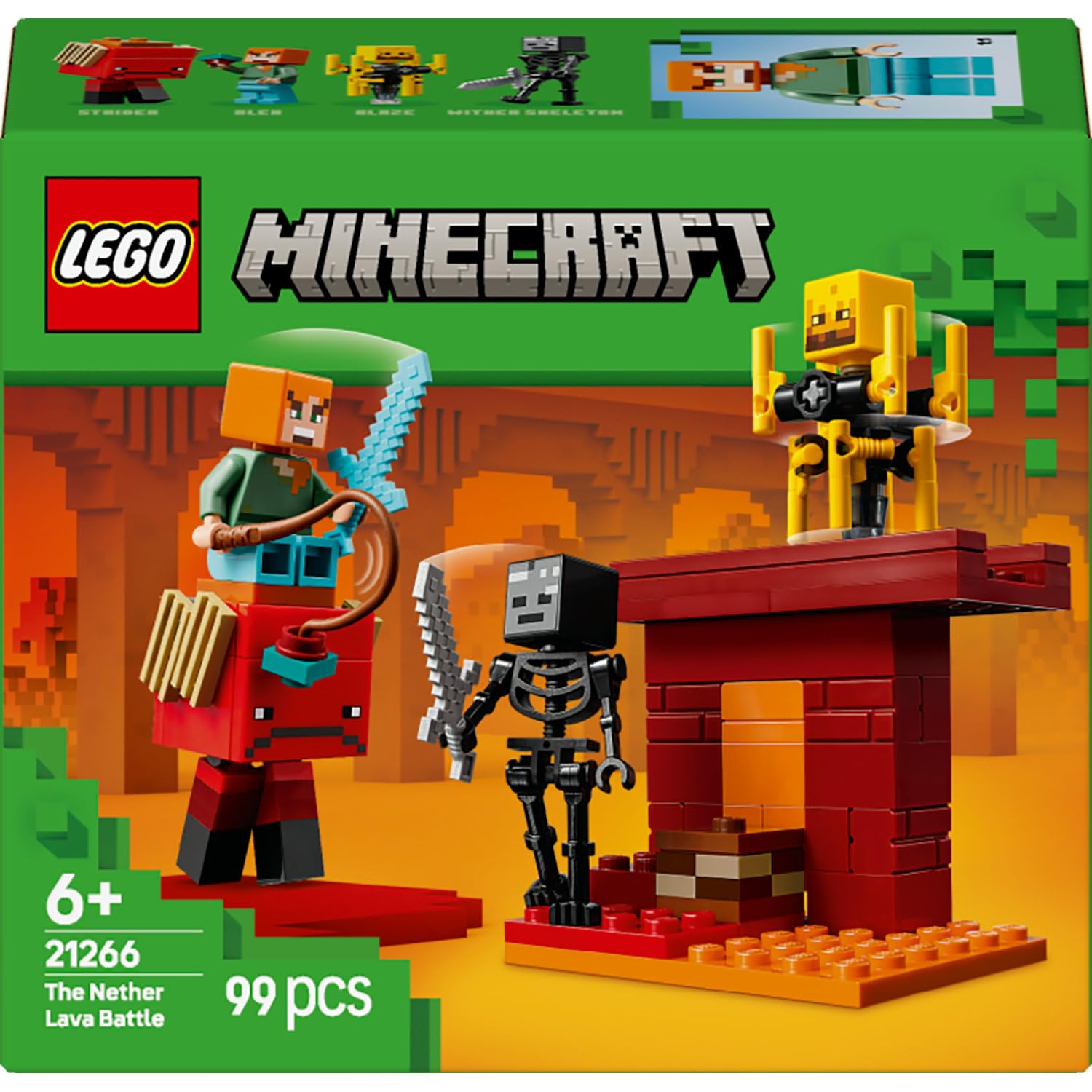 LEGO Minecraft Nether Lav Savaşı 21266 - görsel 4