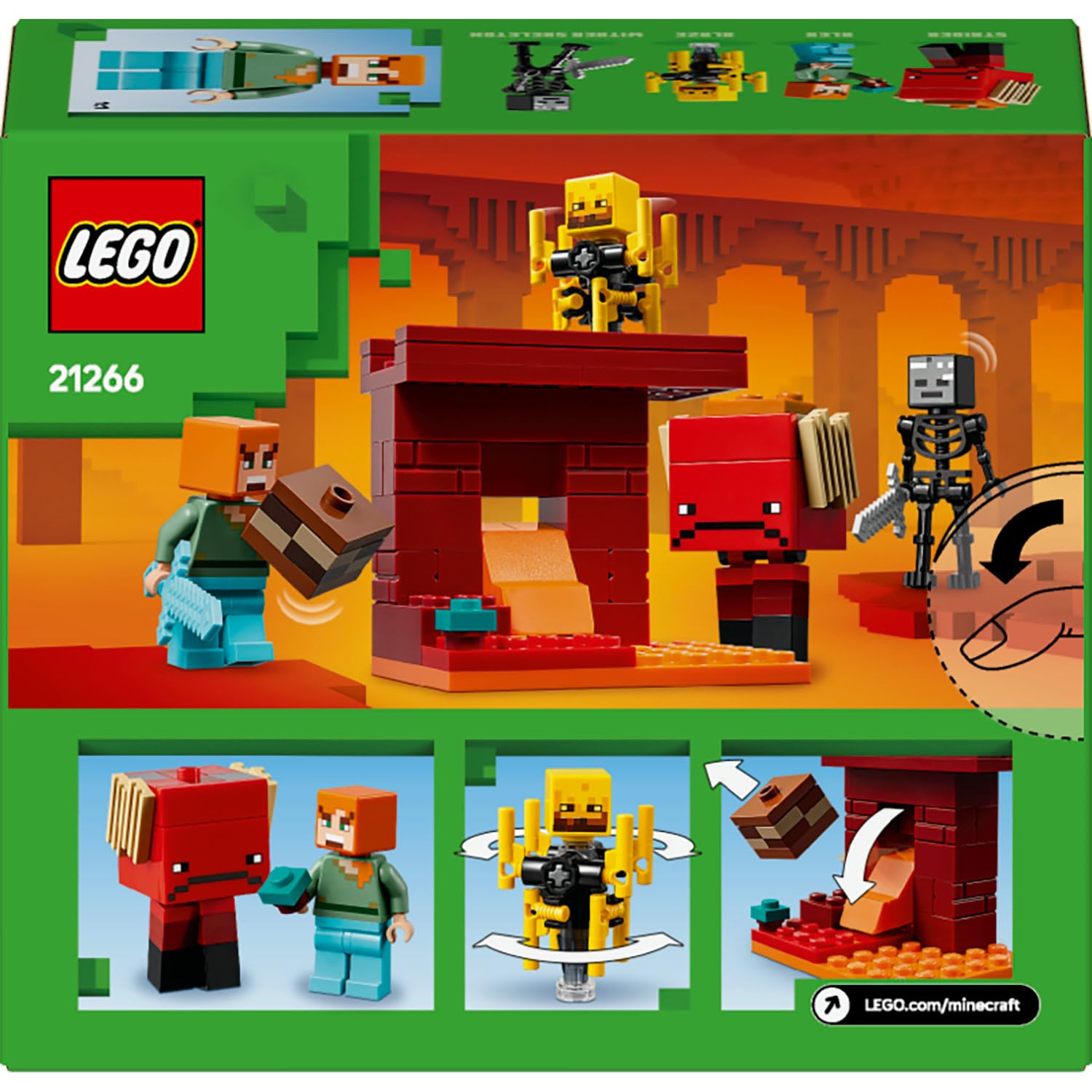 LEGO Minecraft Nether Lav Savaşı 21266 - görsel 5