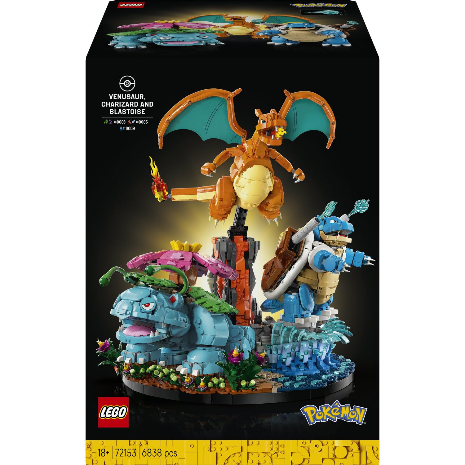 LEGO Pokémon Venusaur, Charizard ve Blastoise 72153 - görsel 4