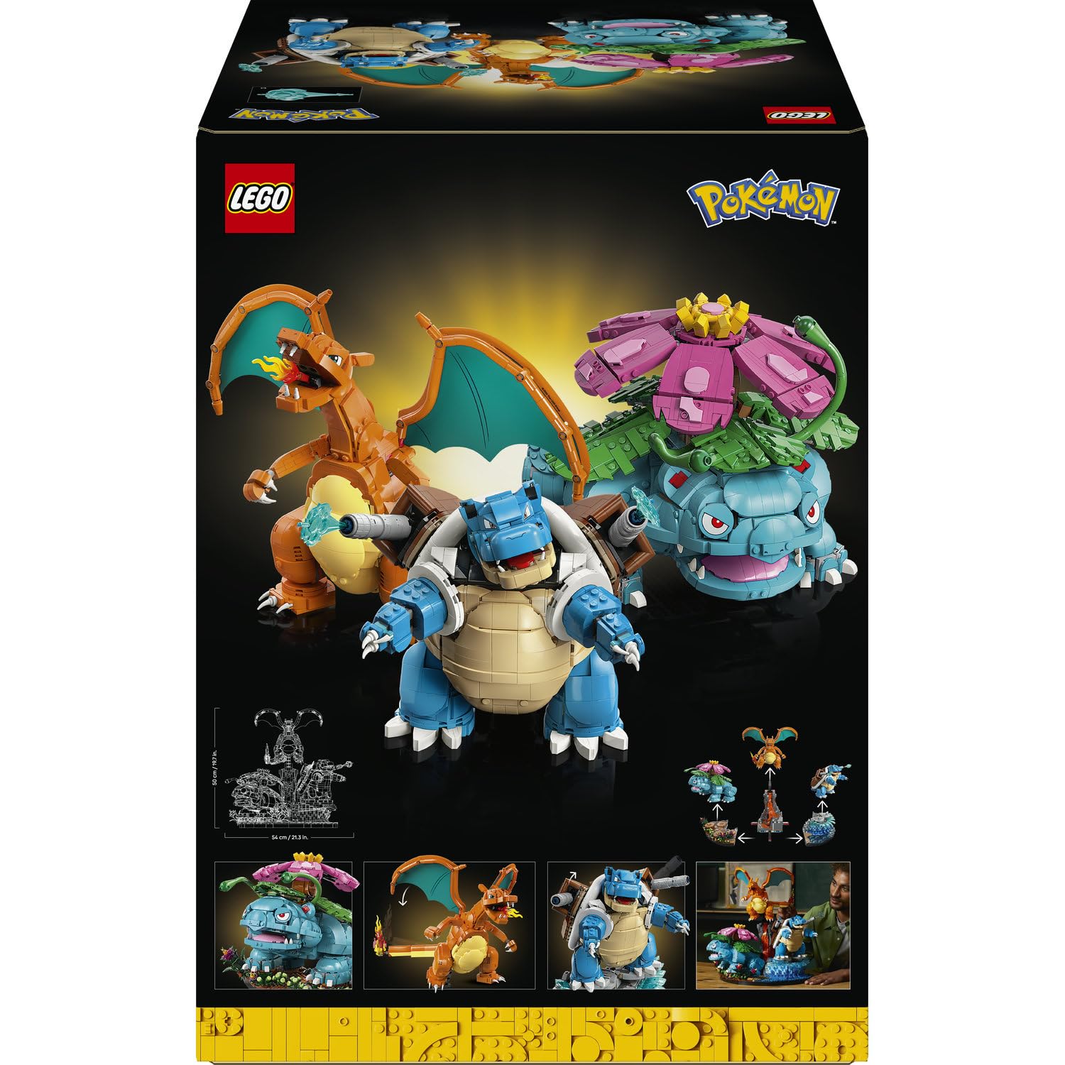 LEGO Pokémon Venusaur, Charizard ve Blastoise 72153 - görsel 5
