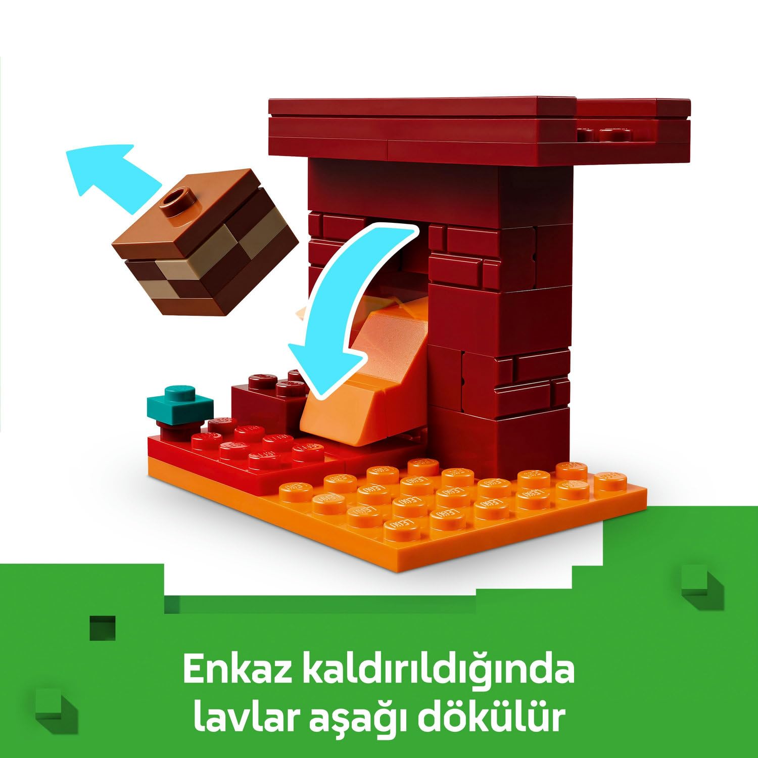 LEGO Minecraft Nether Lav Savaşı 21266 - görsel 7