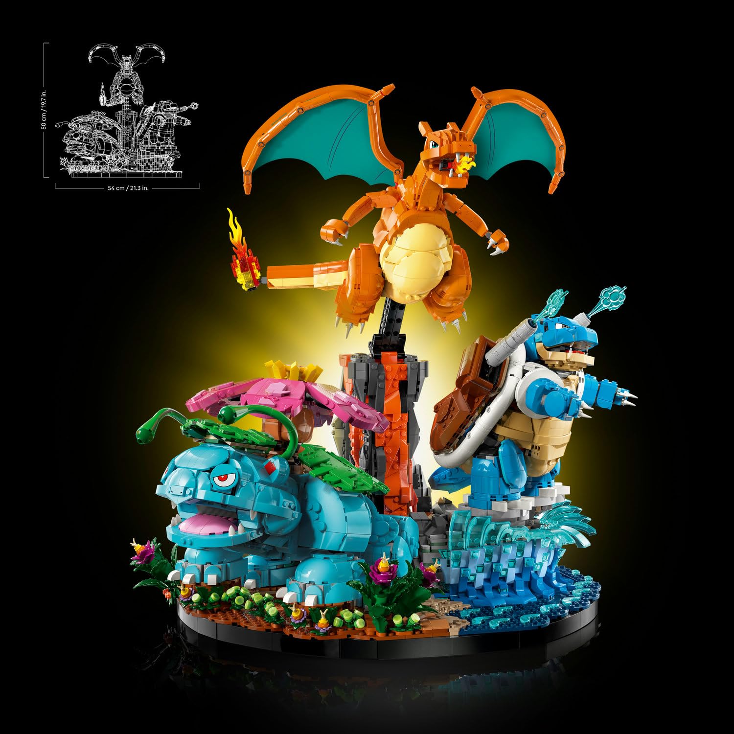 LEGO Pokémon Venusaur, Charizard ve Blastoise 72153 - görsel 9