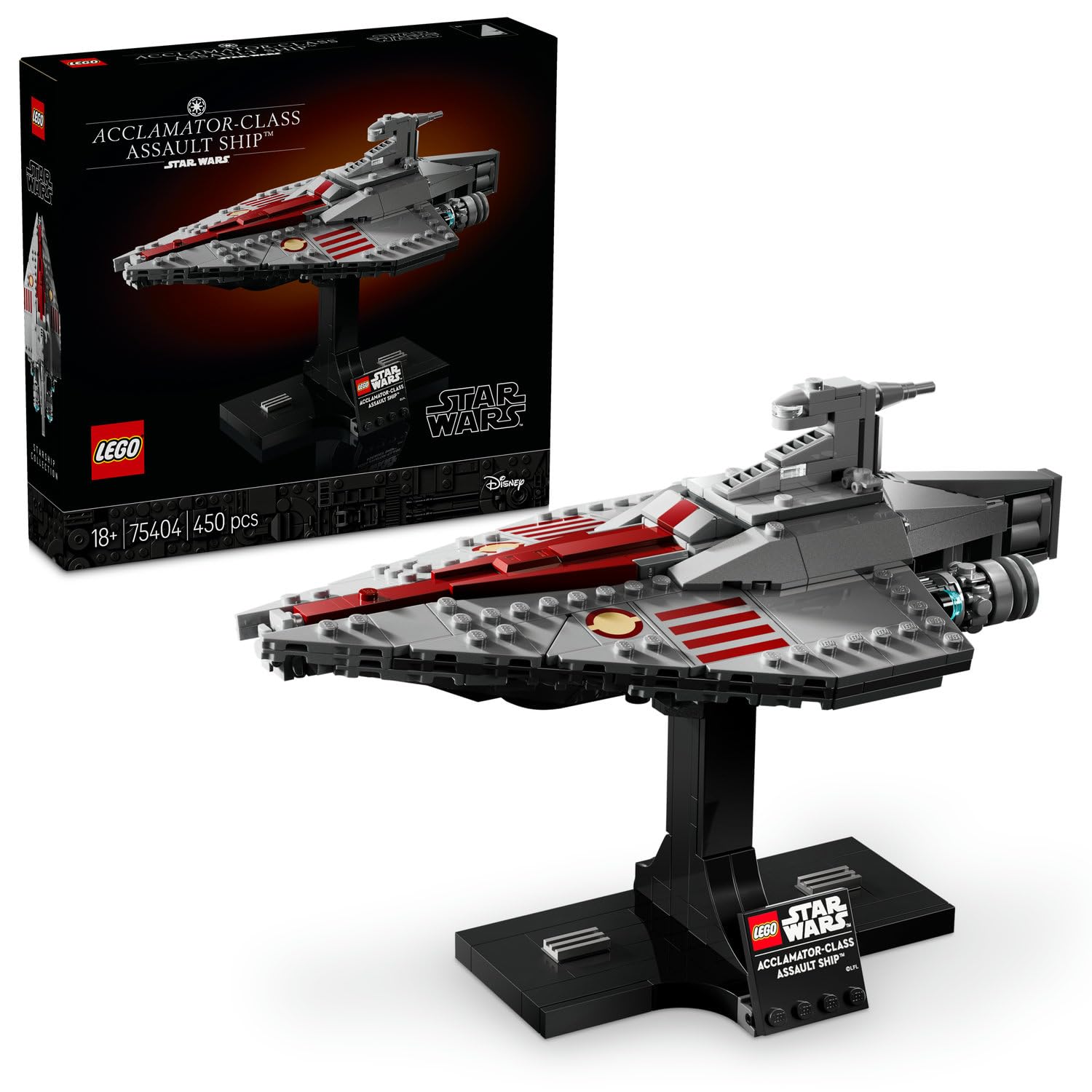 LEGO Star Wars Acclamator Sınıfı Hücum Gemisi 75404 (450 Parça)