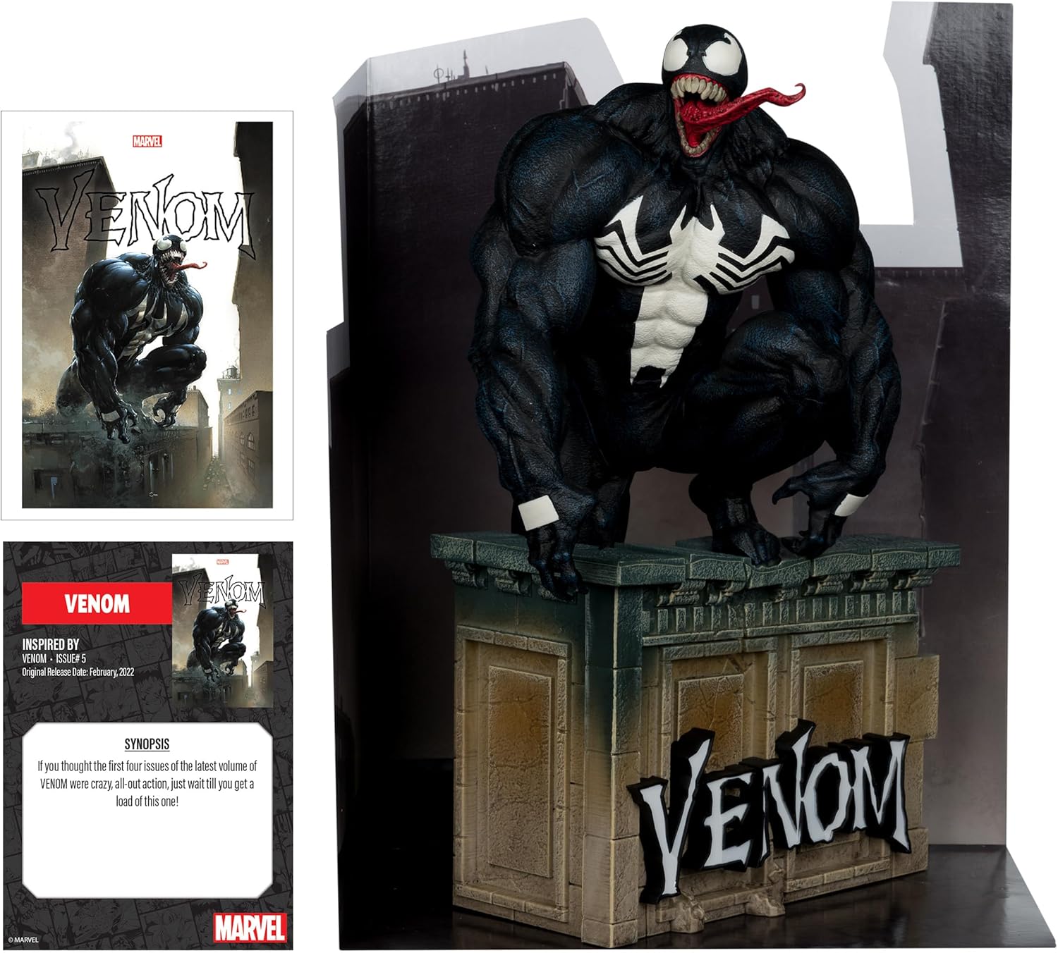 McFarlane Toys Venom 1:6 Scene & Comic (Venom #5) Figür - görsel 4