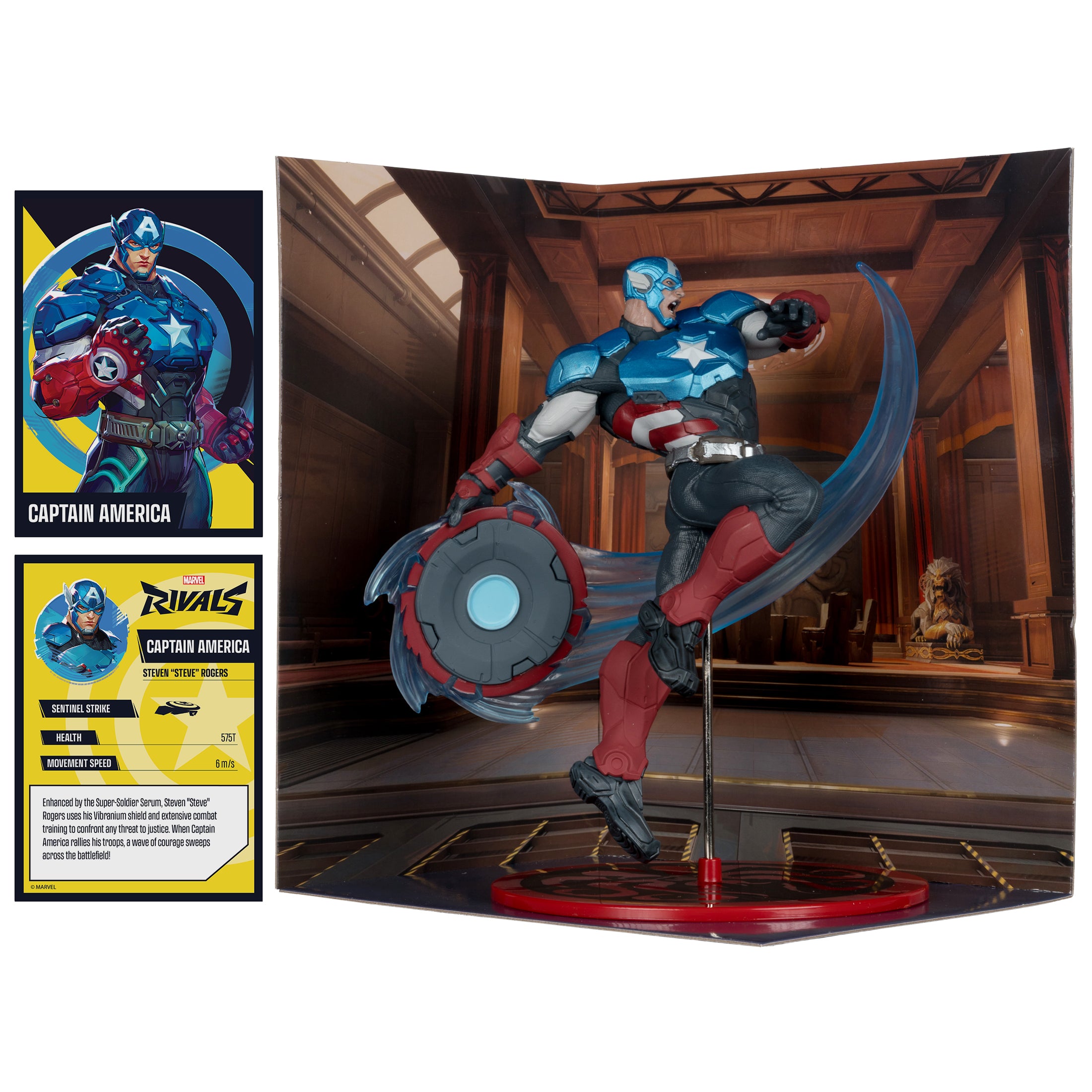 McFarlane Toys Captain America 1:10 Marvel Rivals Figür
