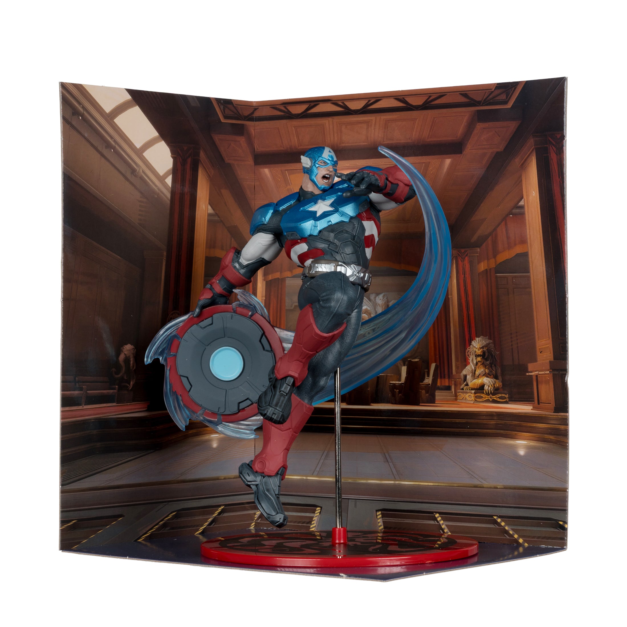 McFarlane Toys Captain America 1:10 Marvel Rivals Figür - görsel 2