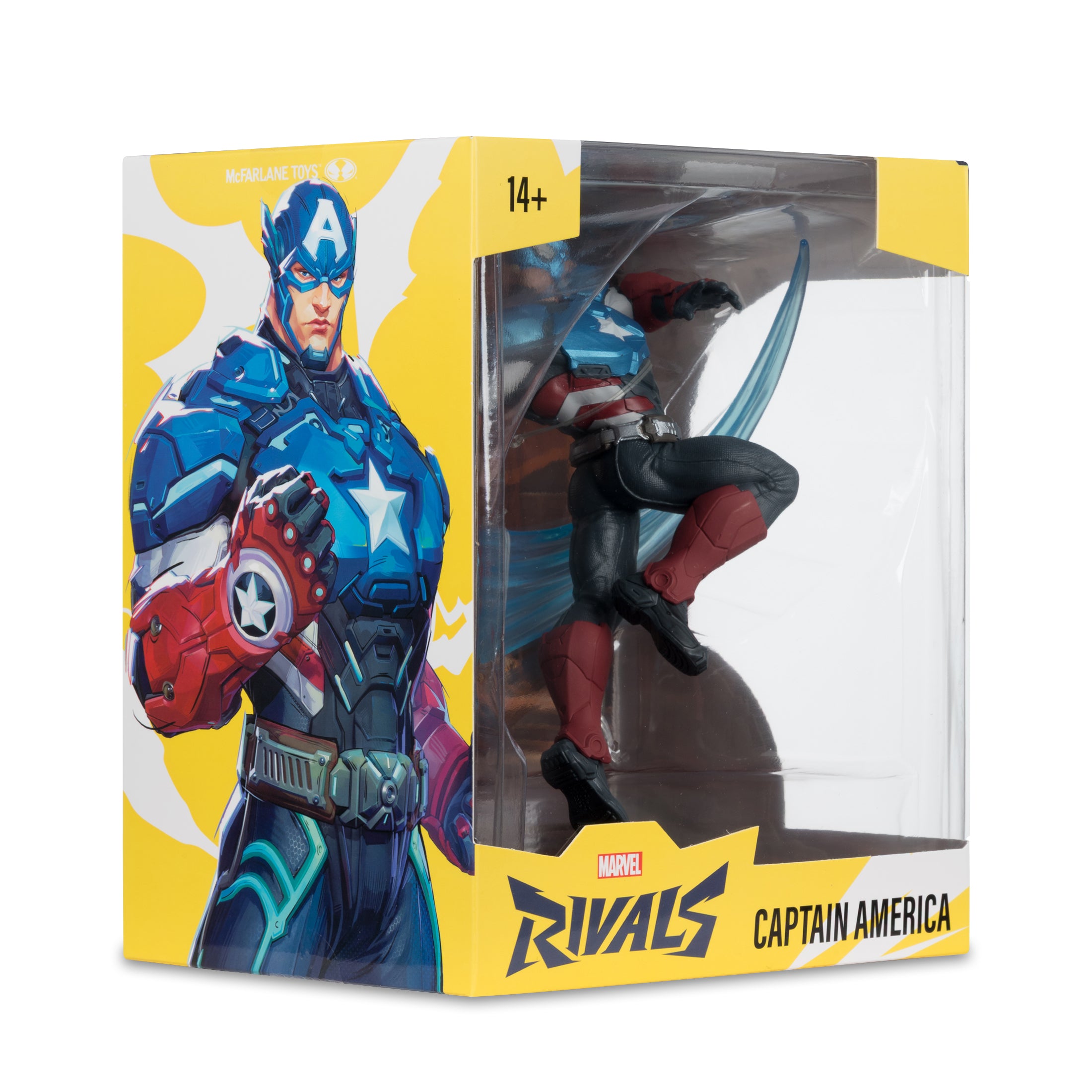 McFarlane Toys Captain America 1:10 Marvel Rivals Figür - görsel 7
