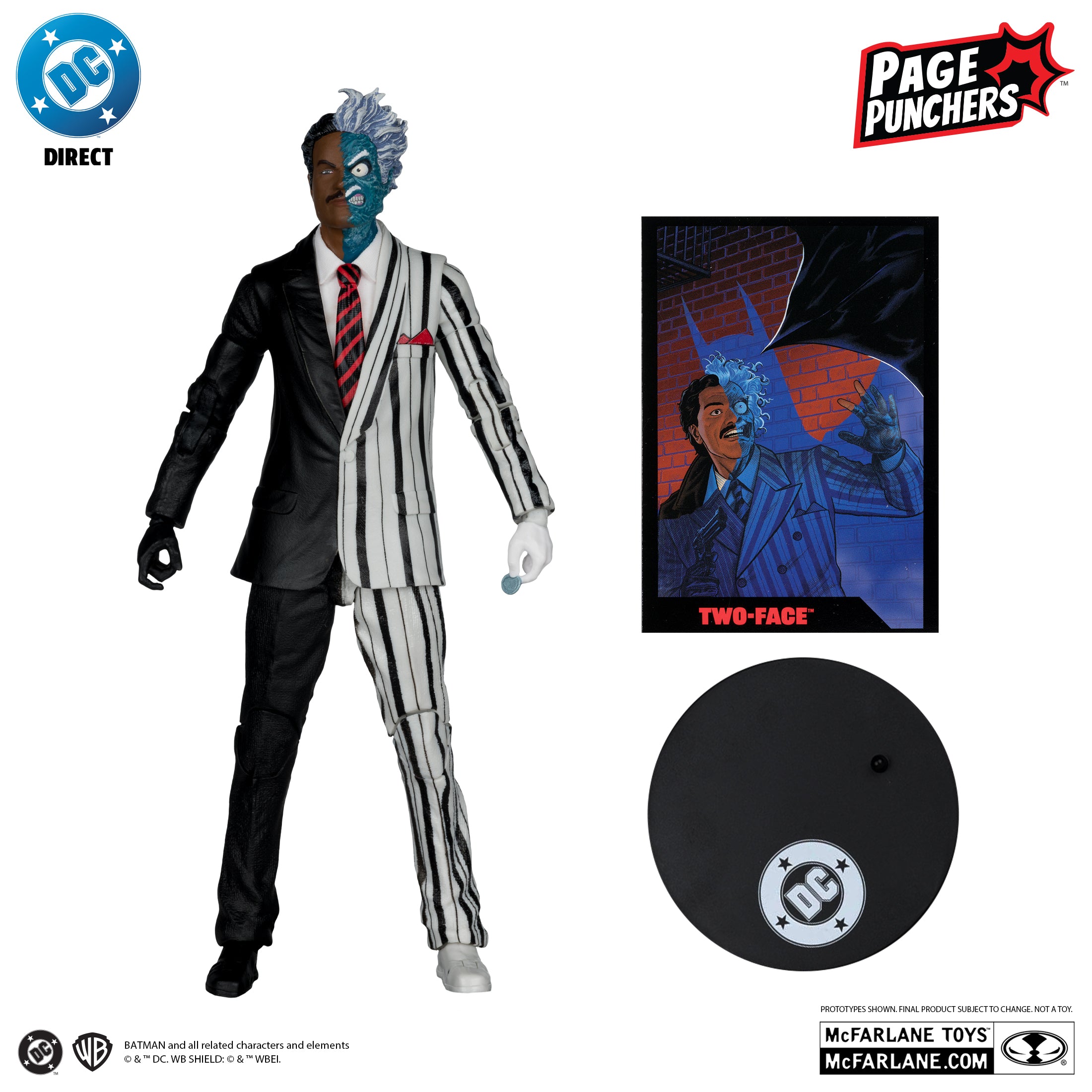 McFarlane Toys DC Direct Two-Face (Batman 89) Red Platinum Edition 18 cm