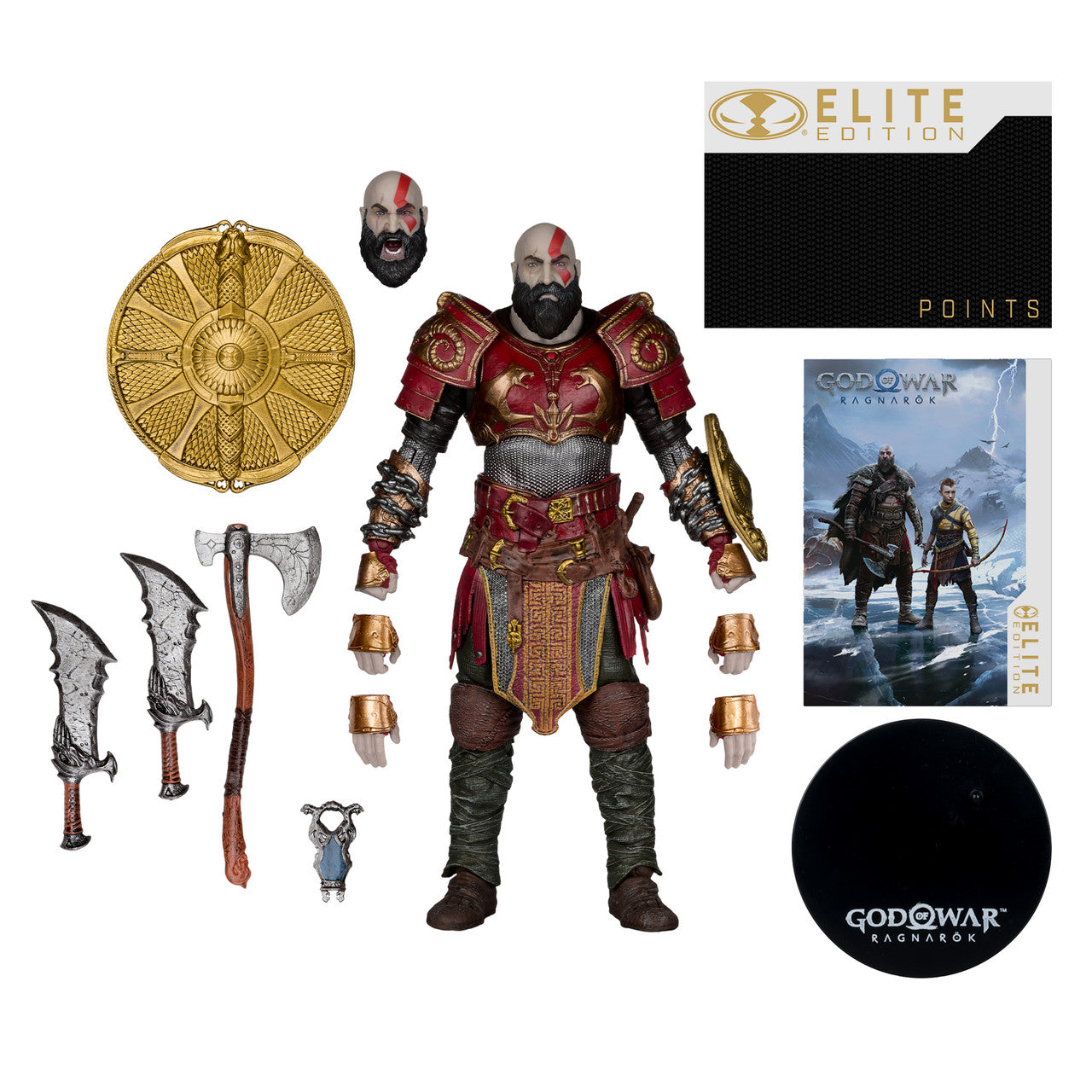 God of War Ragnarok Kratos McFarlane Elite Edition (7" Deluxe) Figür - görsel 6