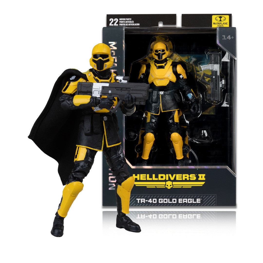 McFarlane Toys T4-40 Gold Eagle (Helldivers II) 7” Figür