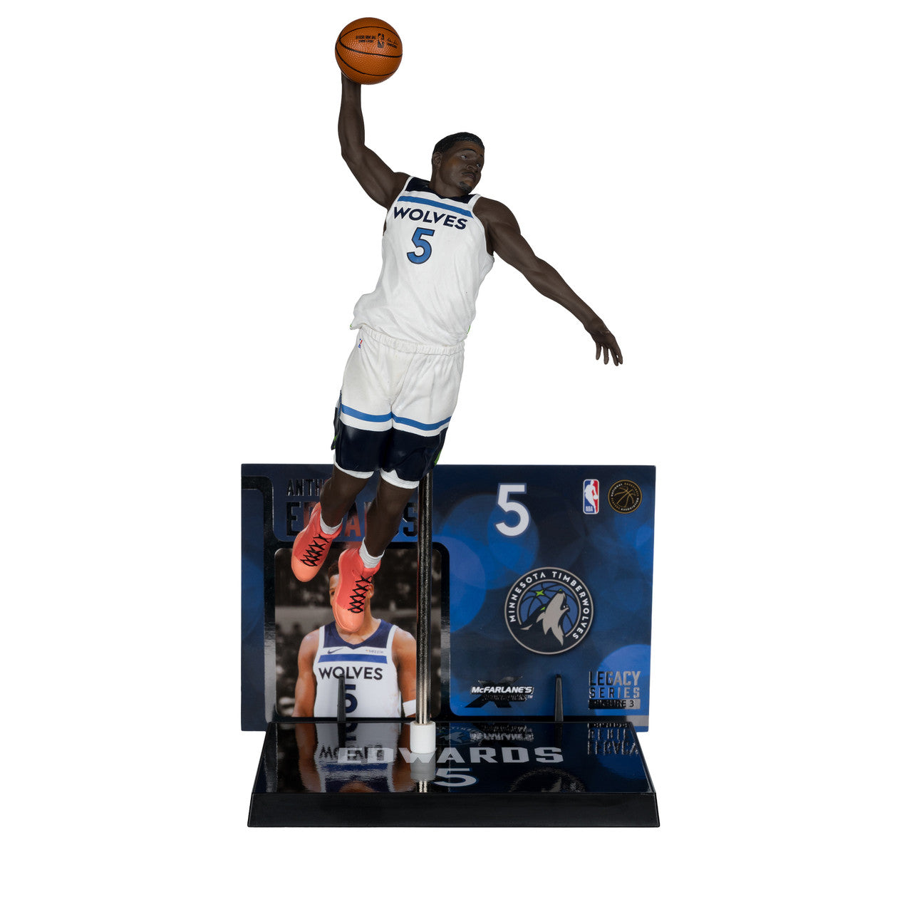 McFarlane Toys Anthony Edwards (Minnesota Timberwolves) NBA 7" Figür - görsel 2