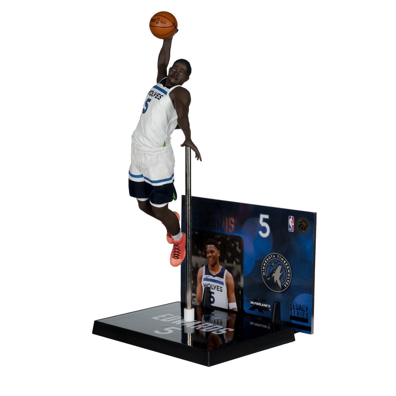 McFarlane Toys Anthony Edwards (Minnesota Timberwolves) NBA 7" Figür - görsel 3