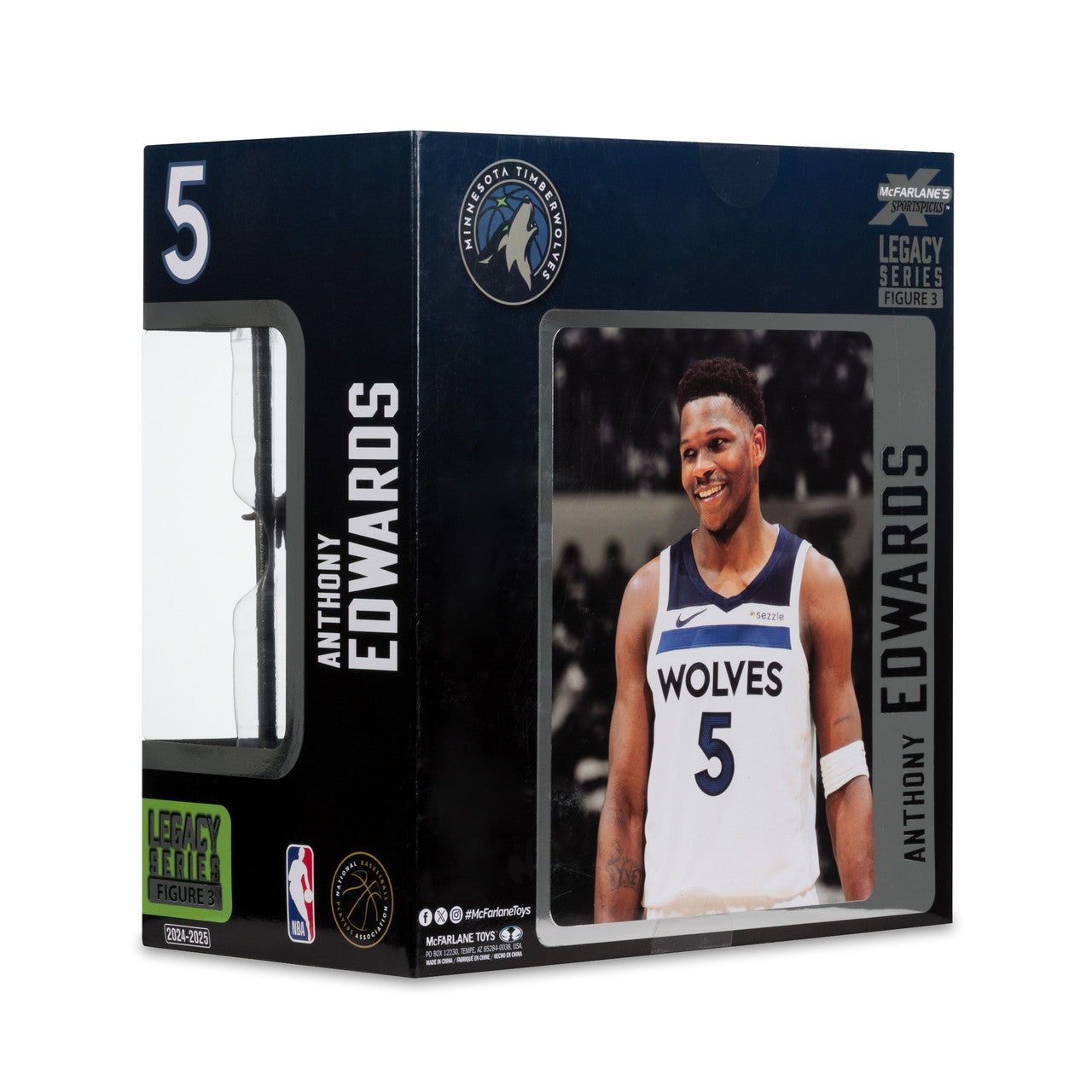 McFarlane Toys Anthony Edwards (Minnesota Timberwolves) NBA 7" Figür - görsel 8