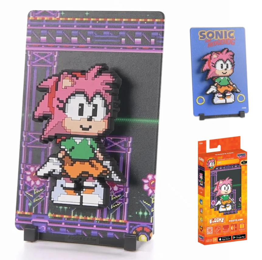 Amy FiGGYZ Magnet Figür - Sonic the Hedgehog (Classic)