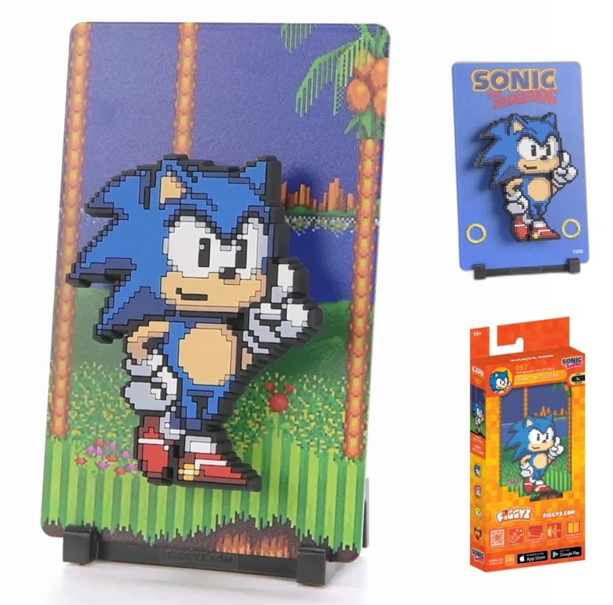 FiGGYZ Sonic-Act Clear #57 Sonic the Hedgehog (Classic) magnet 11 cm