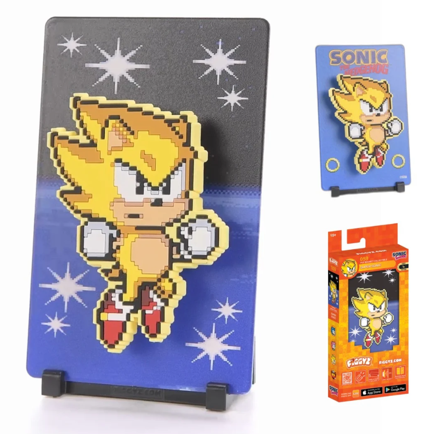 Super Sonic #59 - Sonic the Hedgehog (Classic) FiGGYZ Magnet Figür