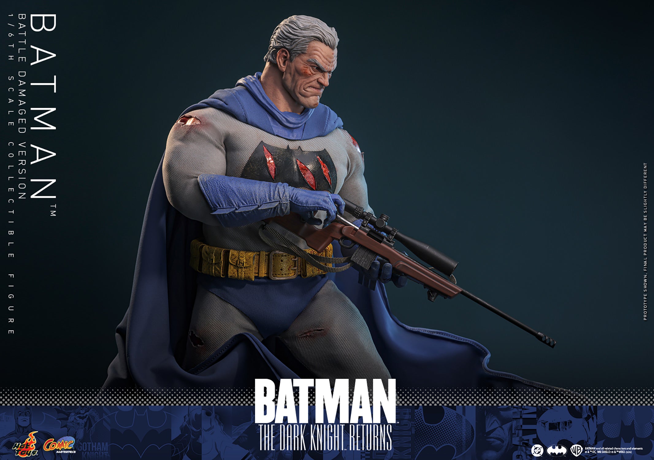 Hot Toys Batman (Battle Damaged Version) 1/6 Figürü - görsel 8