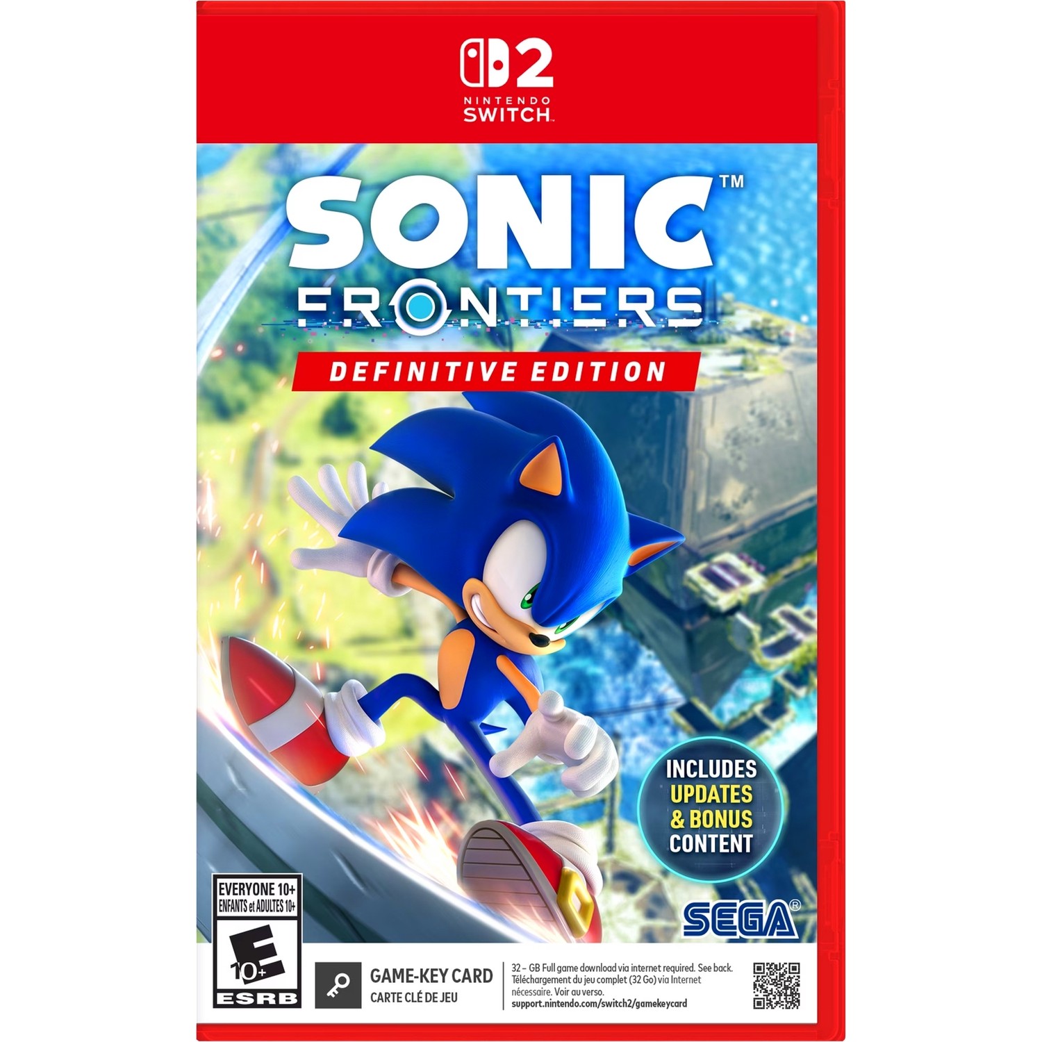 Sonic Frontiers Definitive Edition - Nintendo Switch 2