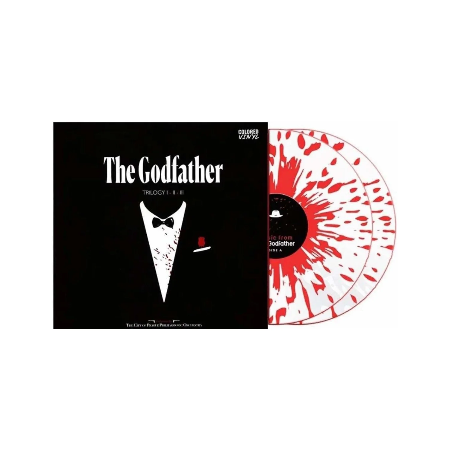 Music From The Godfather Trilogy I-II-III Double Red Splatter LP