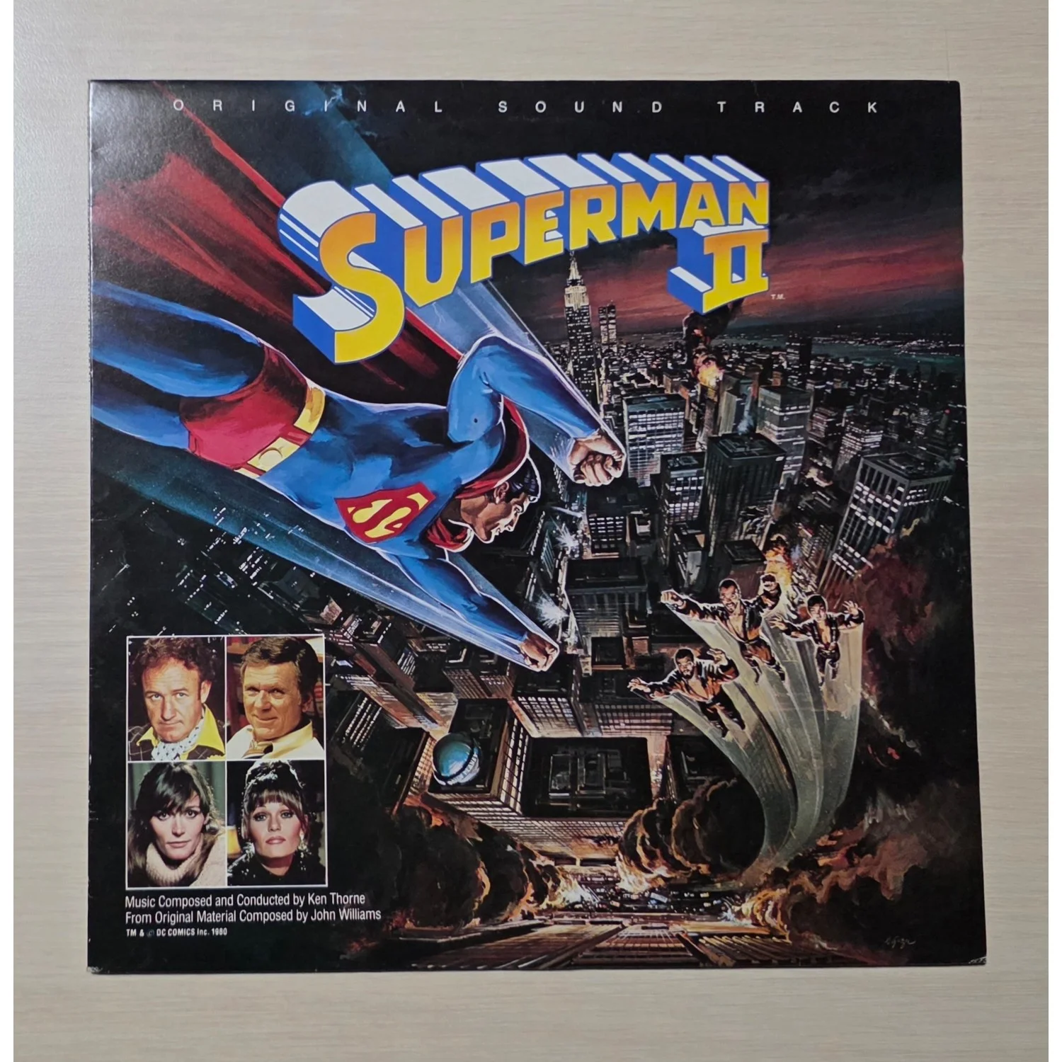 Superman II Ken Thorne Original Soundtrack 1980 Japan Baskı