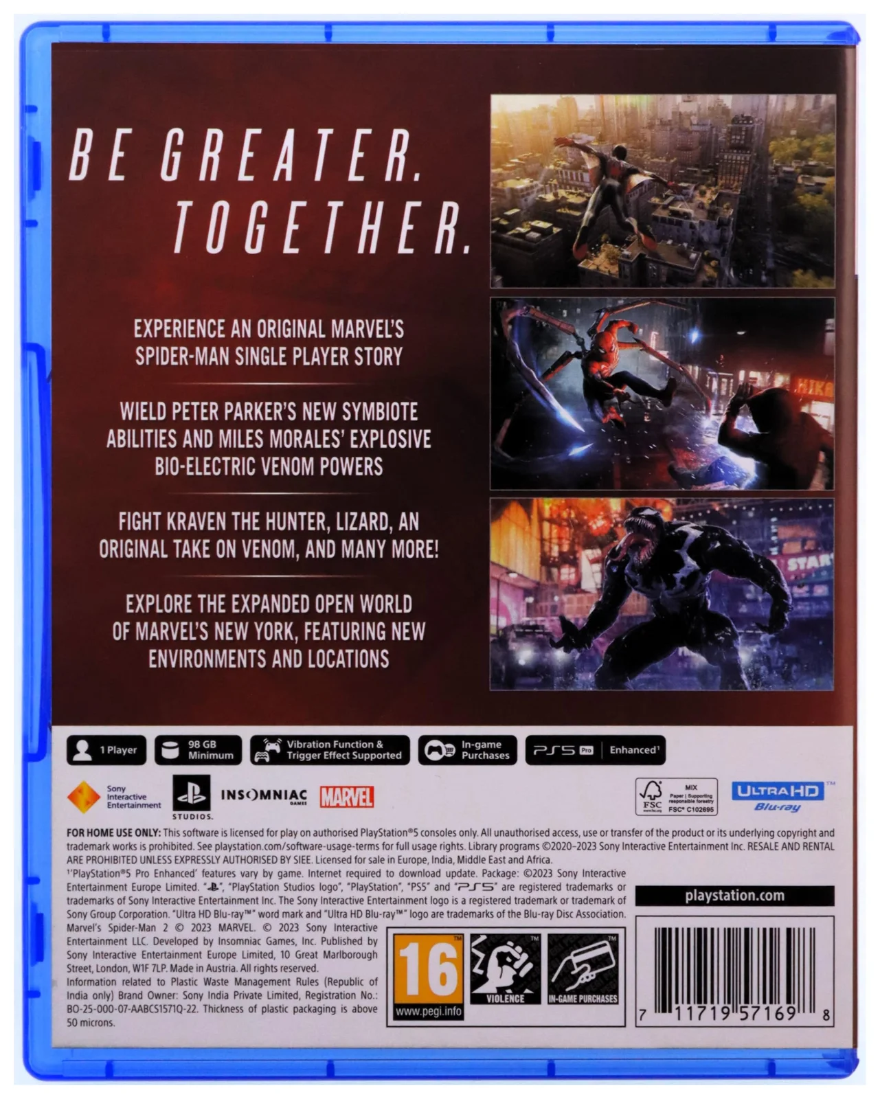 Marvel's Spider-Man 2 PS5 - görsel 2